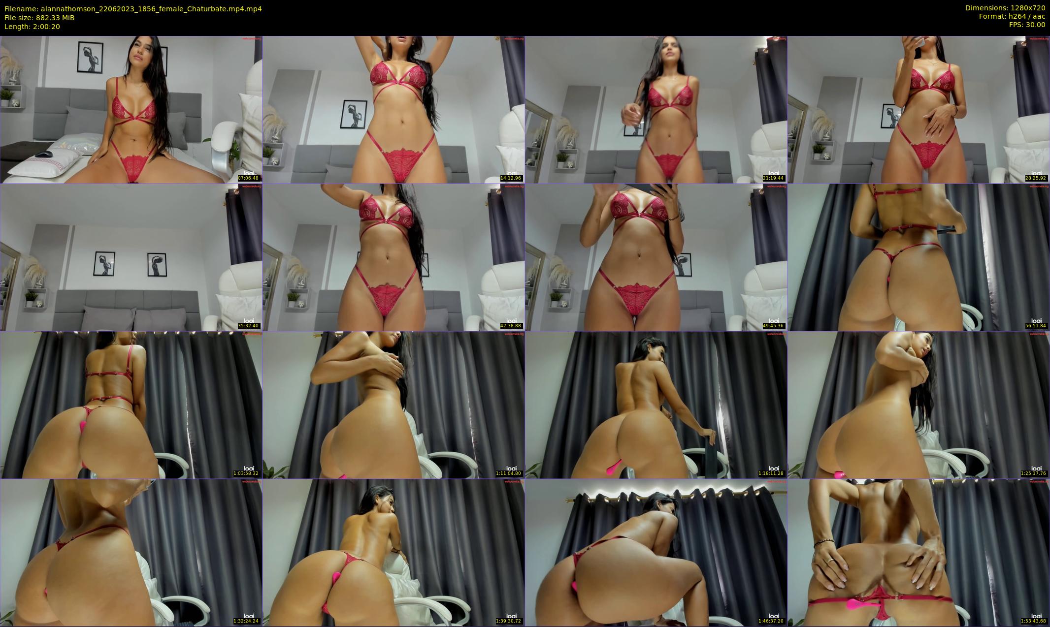 alannathomson — 121 minute Chaturbate female cam show recording, 720p, Jun 22, 2023