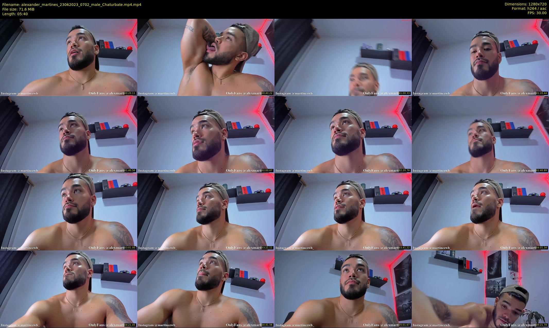 alexander_martines — 6 minute Chaturbate male cam show recording, 720p, Jun 23, 2023