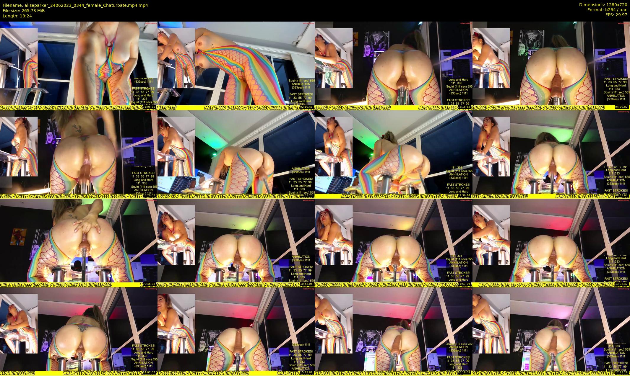 aliseparker — 19 minute Chaturbate female cam show recording, 720p, Jun 24, 2023