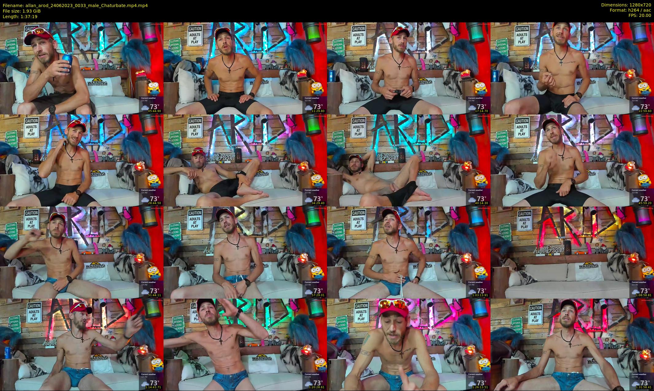 allan_arod — 98 minute Chaturbate male cam show recording, 720p, Jun 24, 2023