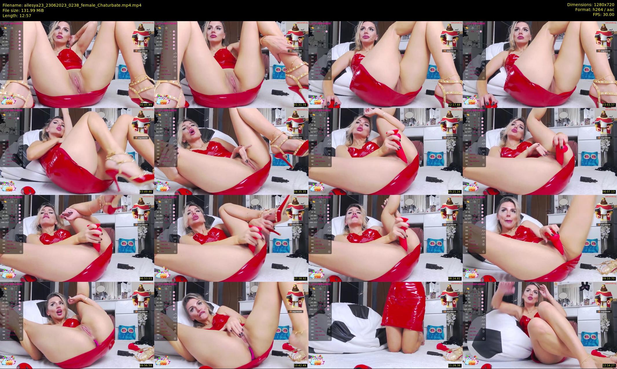 allesya23 — 13 minute Chaturbate female cam show recording, 720p, Jun 23, 2023