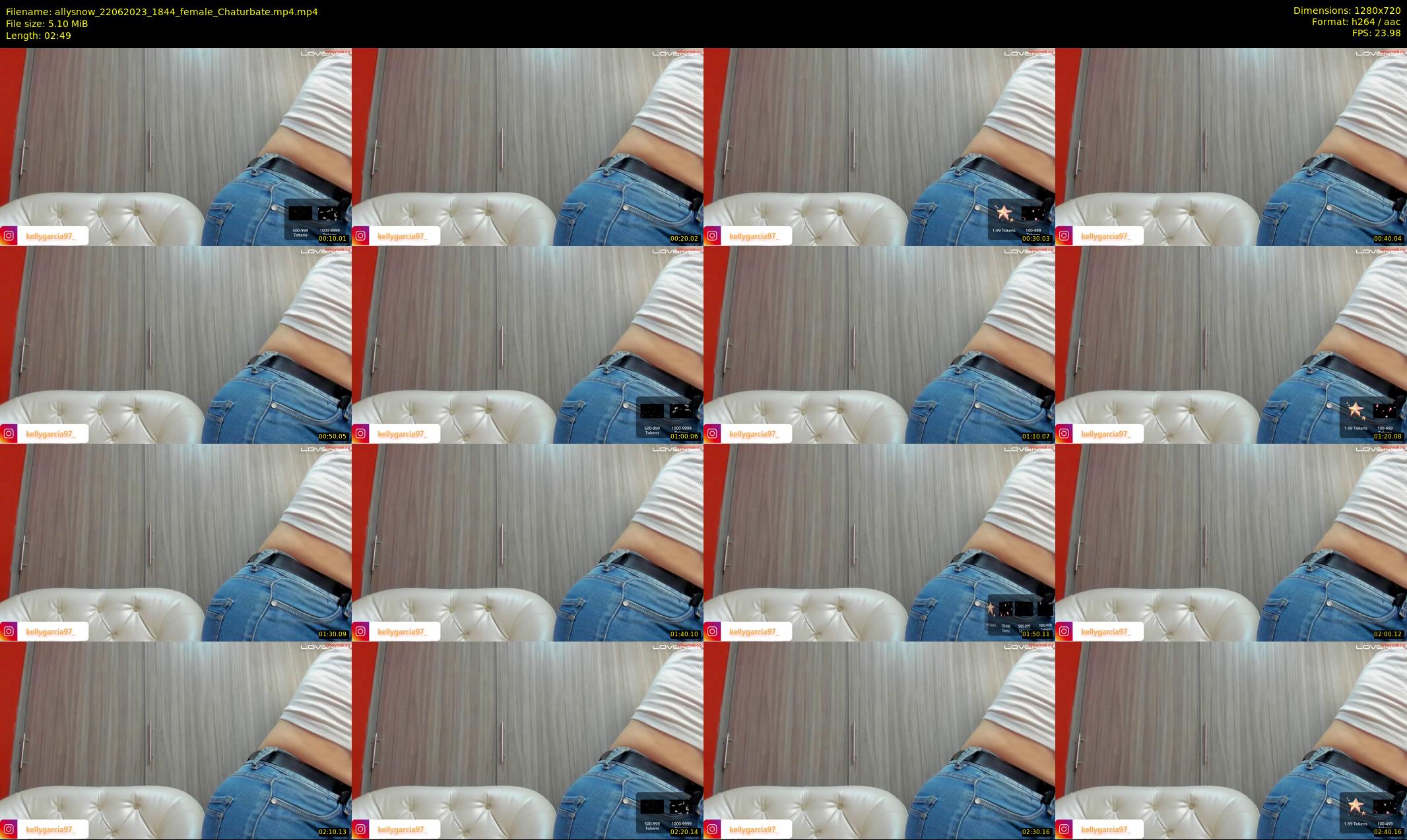 allysnow — 3 minute Chaturbate female cam show recording, 720p, Jun 22, 2023
