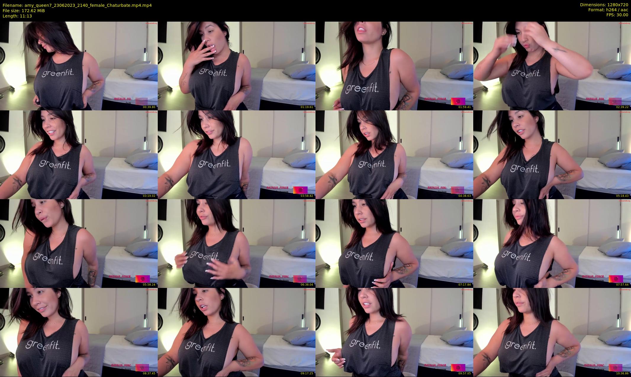 amy_queen7 — 12 minute Chaturbate female cam show recording, 720p, Jun 23, 2023