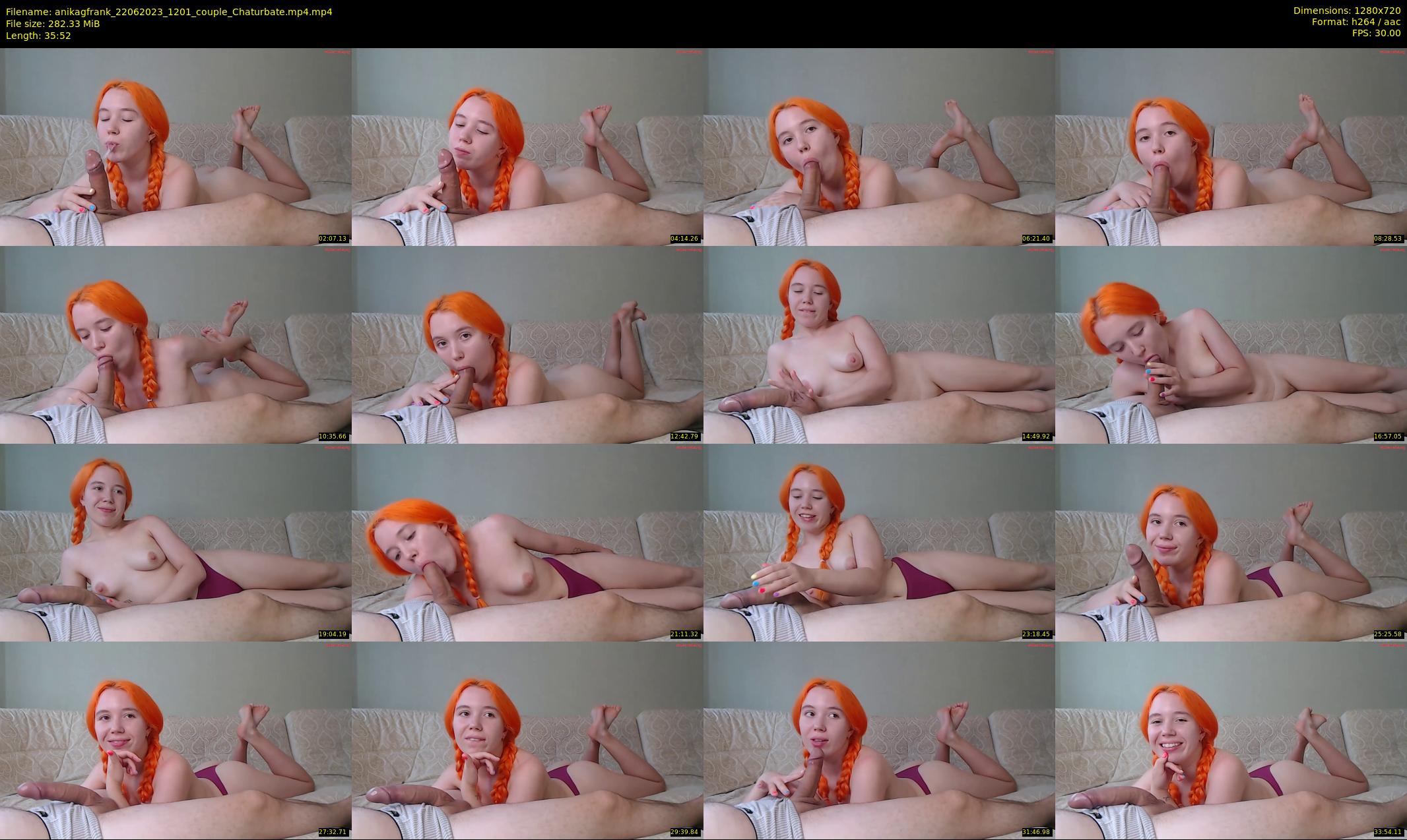 anikagfrank — 36 minute Chaturbate couple cam show recording, 720p, Jun 22, 2023