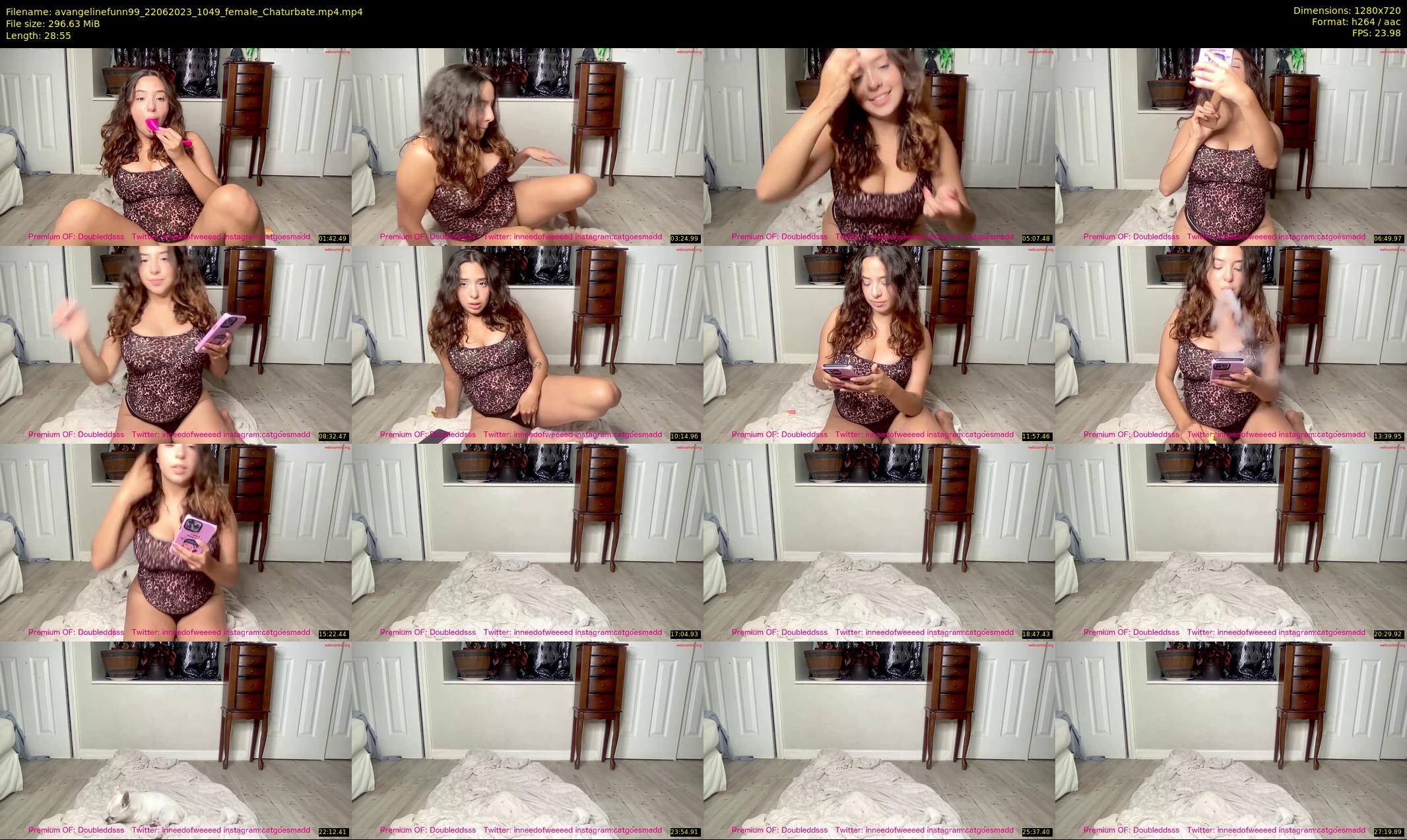 avangelinefunn99 — 29 minute Chaturbate female cam show recording, 720p, Jun 22, 2023