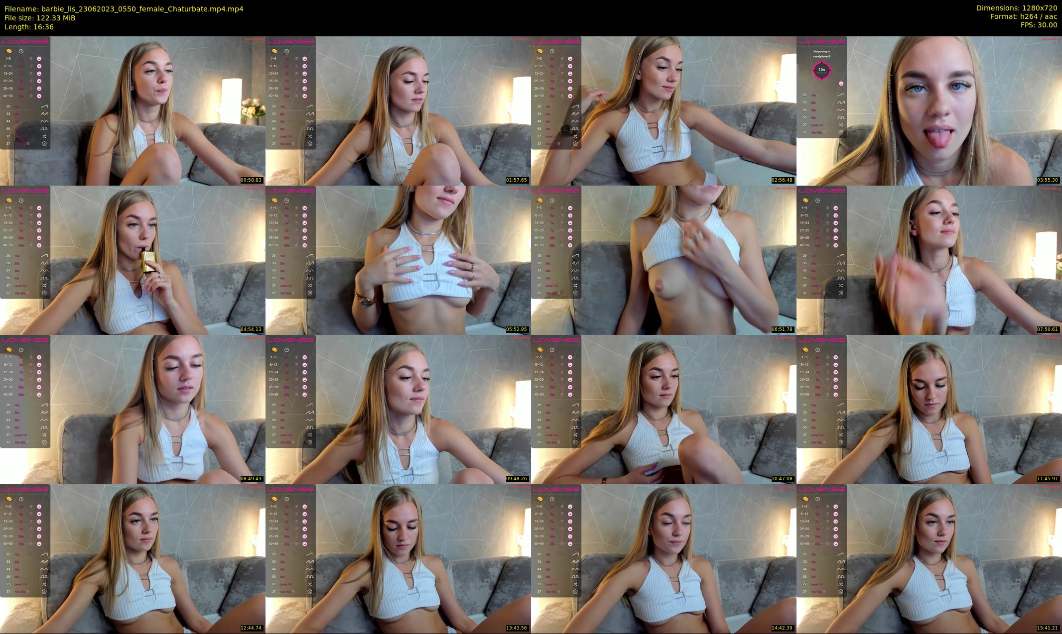 barbie_lis — 17 minute Chaturbate female cam show recording, 720p, Jun 23, 2023