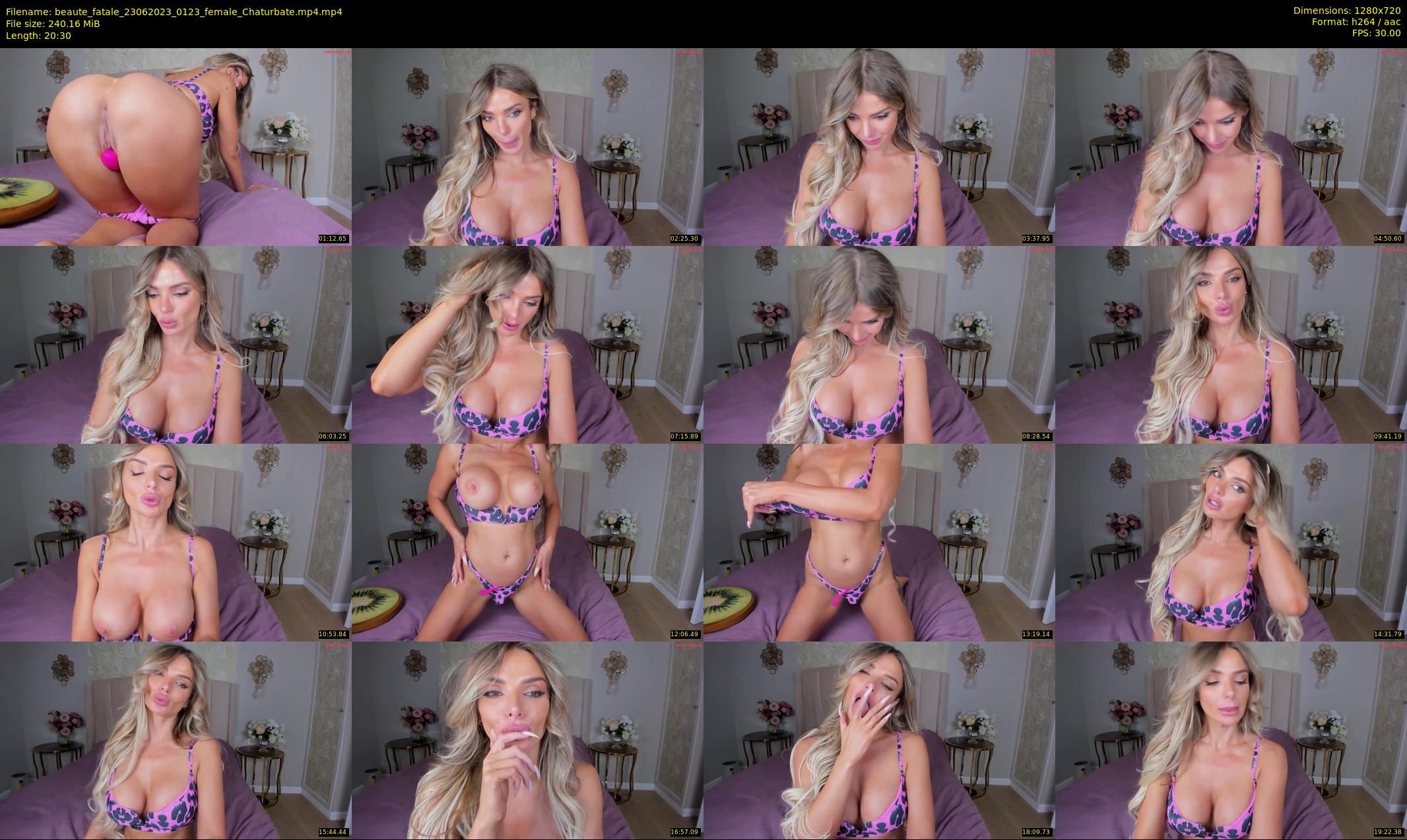 beaute_fatale — 21 minute Chaturbate female cam show recording, 720p, Jun 23, 2023