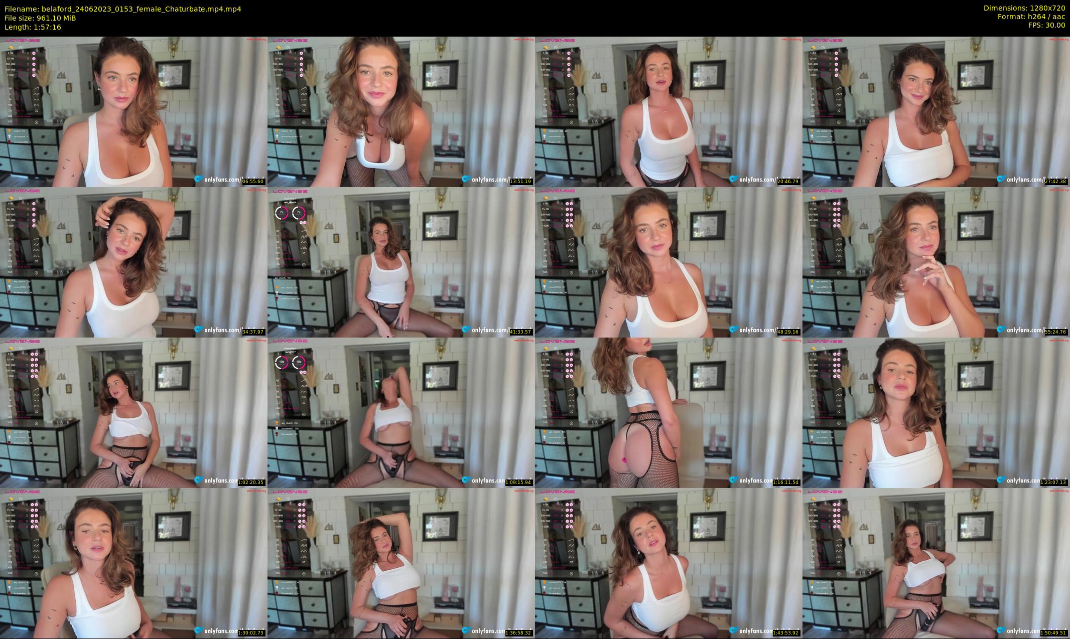 belaford — 118 minute Chaturbate female cam show recording, 720p, Jun 24, 2023