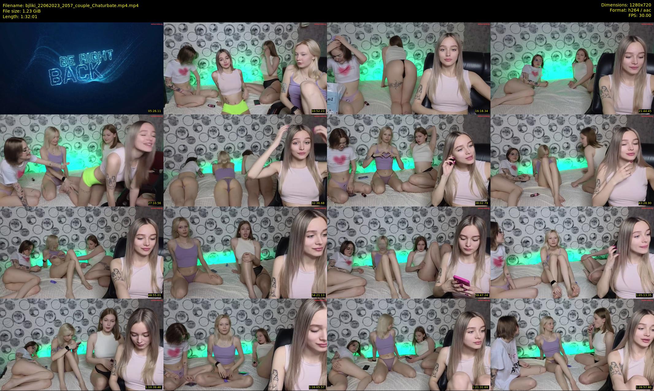 bjliki — 93 minute Chaturbate couple cam show recording, 720p, Jun 22, 2023