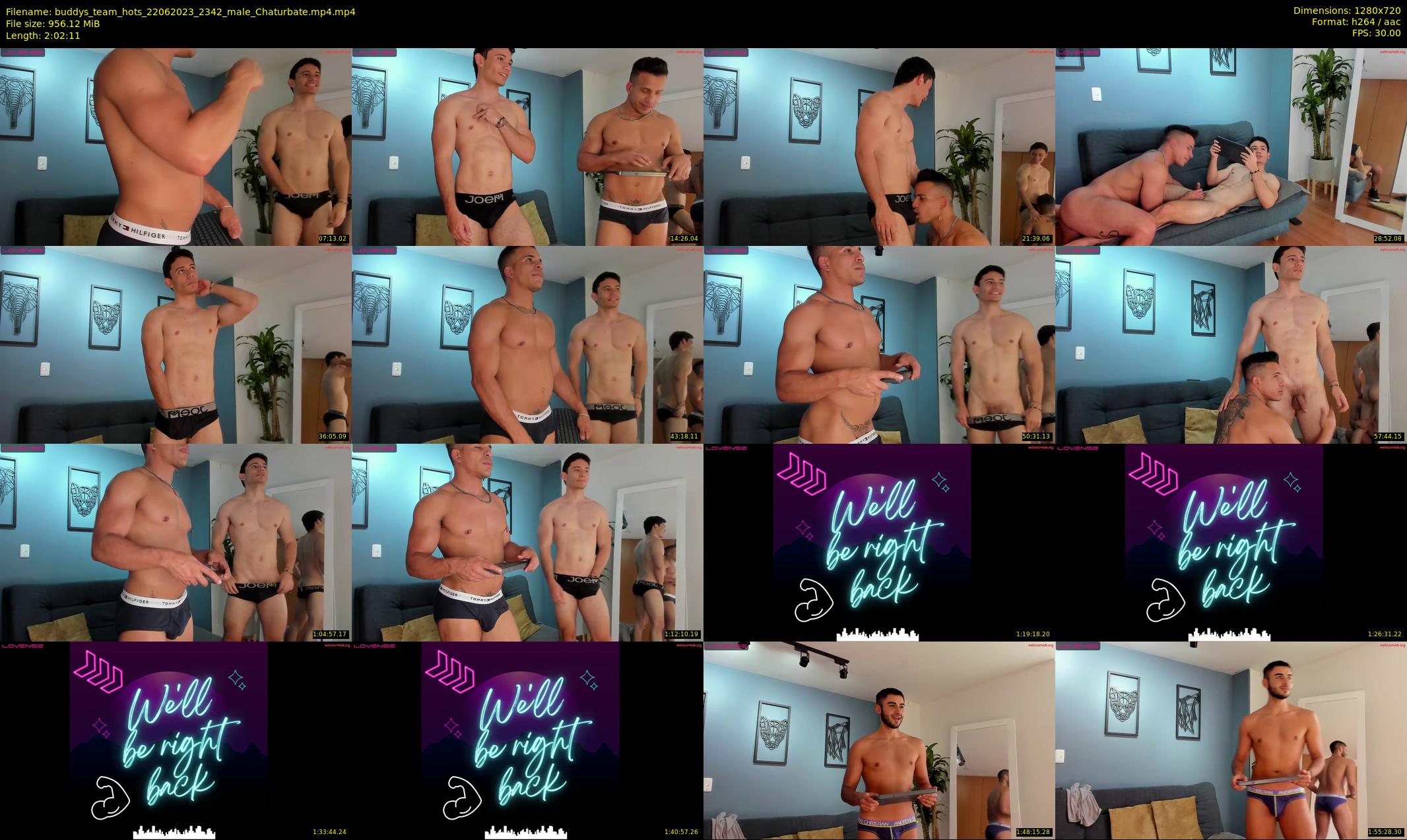 buddys_team_hots — 123 minute Chaturbate couple cam show recording, 720p, Jun 22, 2023