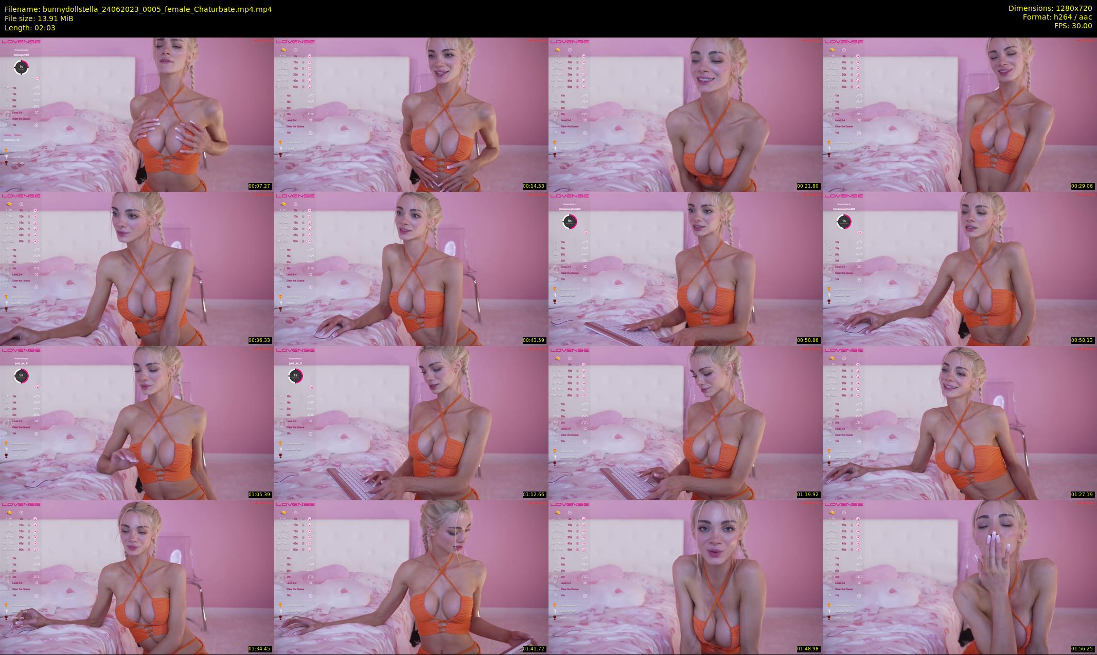 bunnydollstella — 3 minute Chaturbate female cam show recording, 720p, Jun 24, 2023
