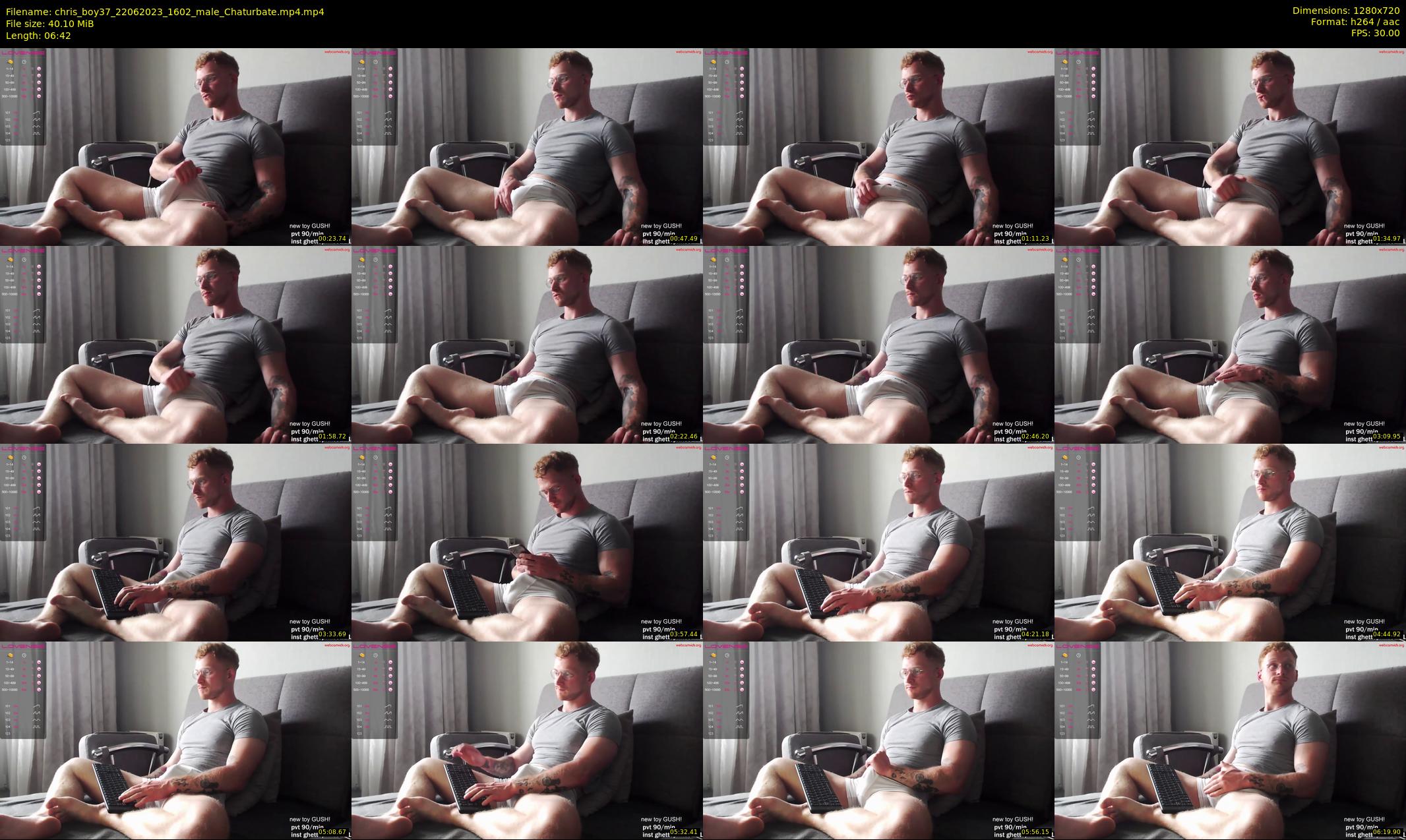 chris_boy37 — 7 minute Chaturbate male cam show recording, 720p, Jun 22, 2023