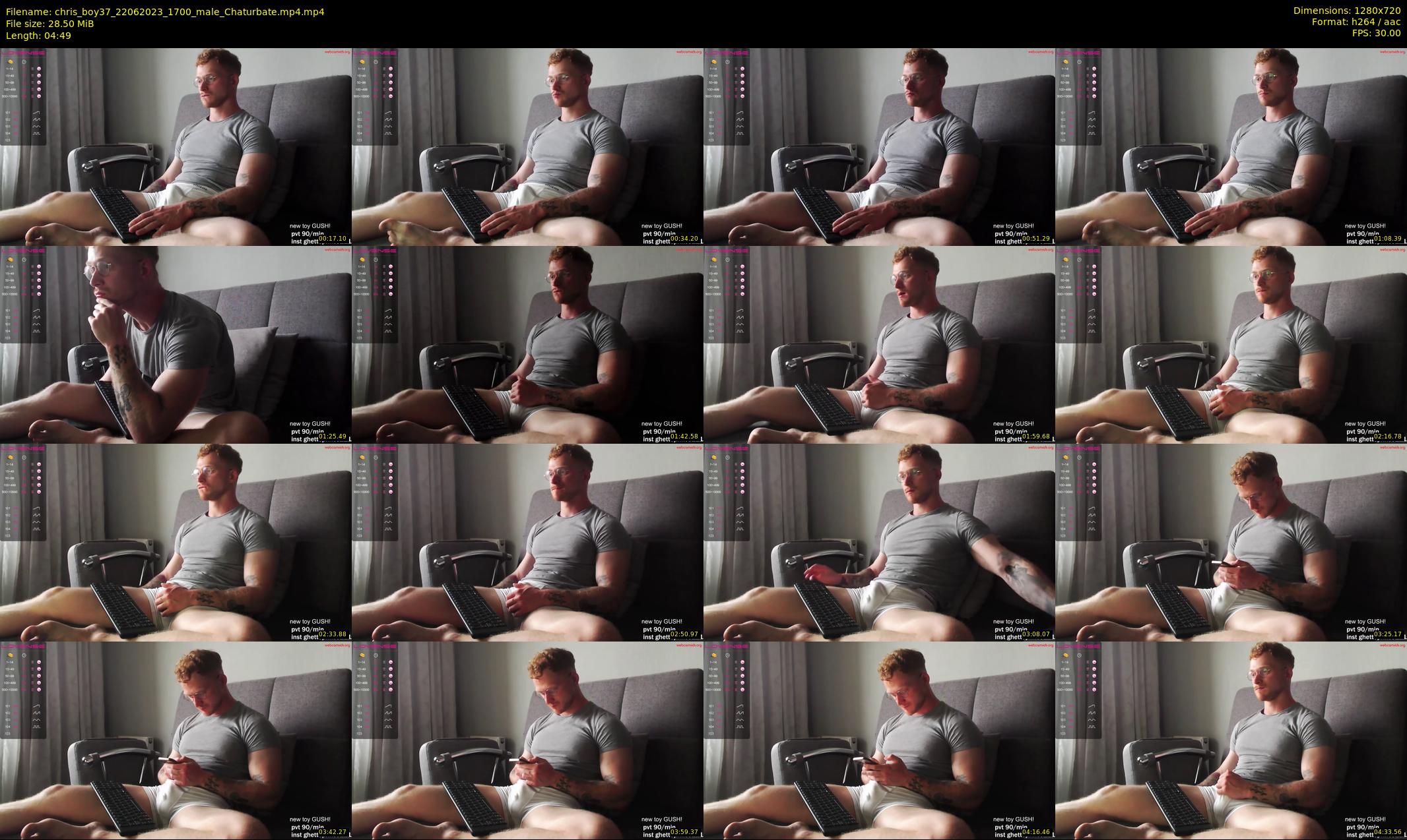 chris_boy37 — 5 minute Chaturbate male cam show recording, 720p, Jun 22, 2023