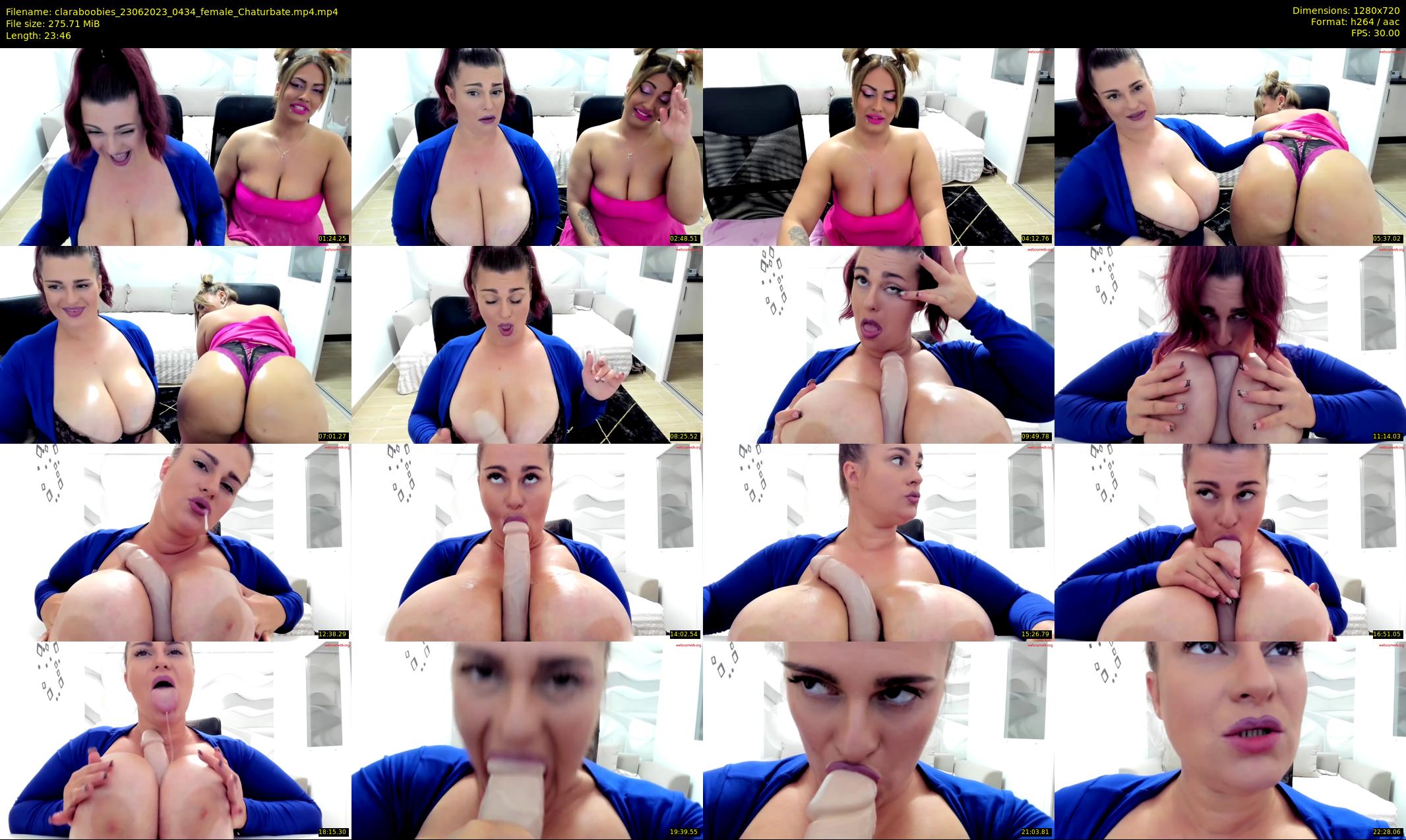 claraboobies — 24 minute Chaturbate female cam show recording, 720p, Jun 23, 2023