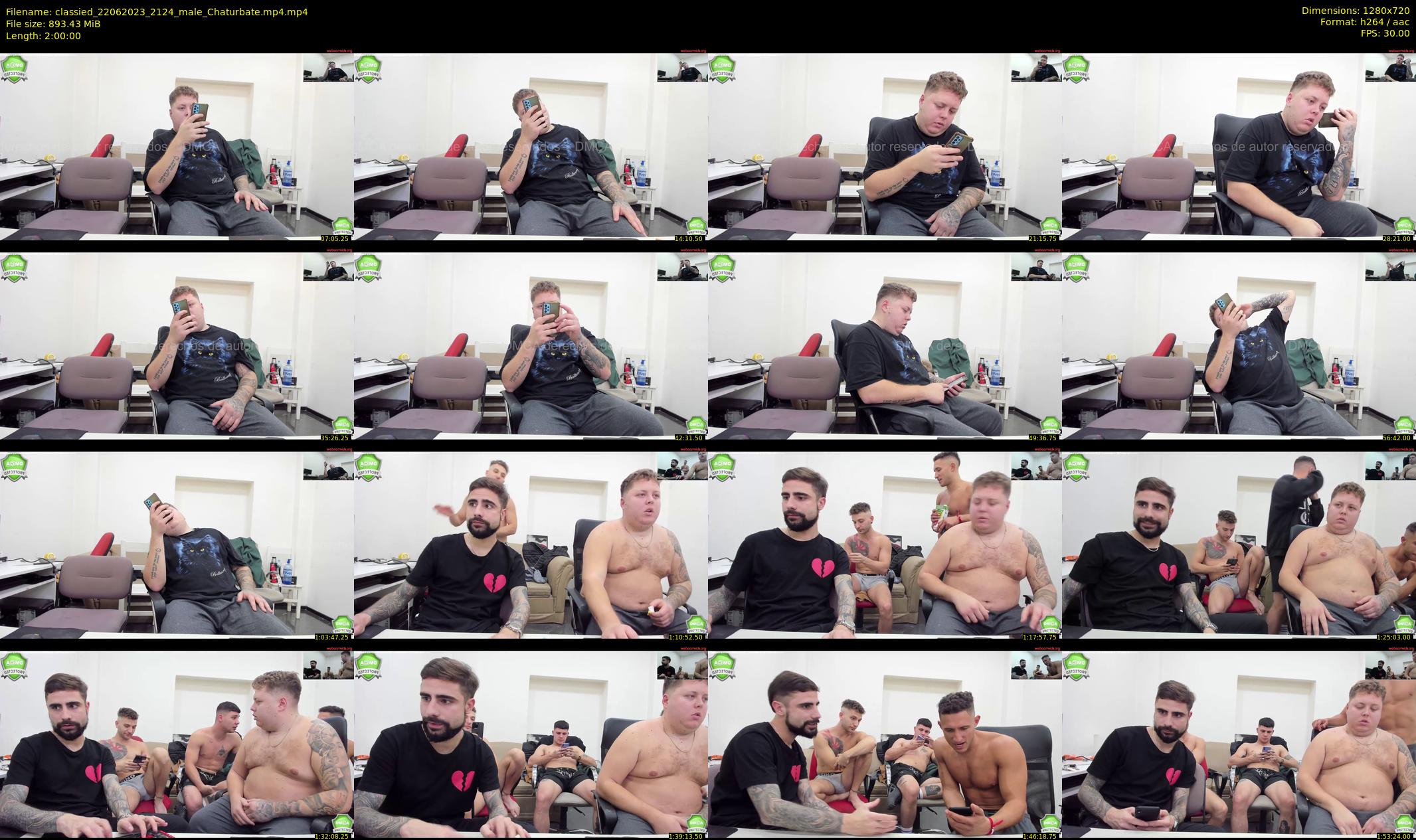 classied — 120 minute Chaturbate male cam show recording, 720p, Jun 22, 2023