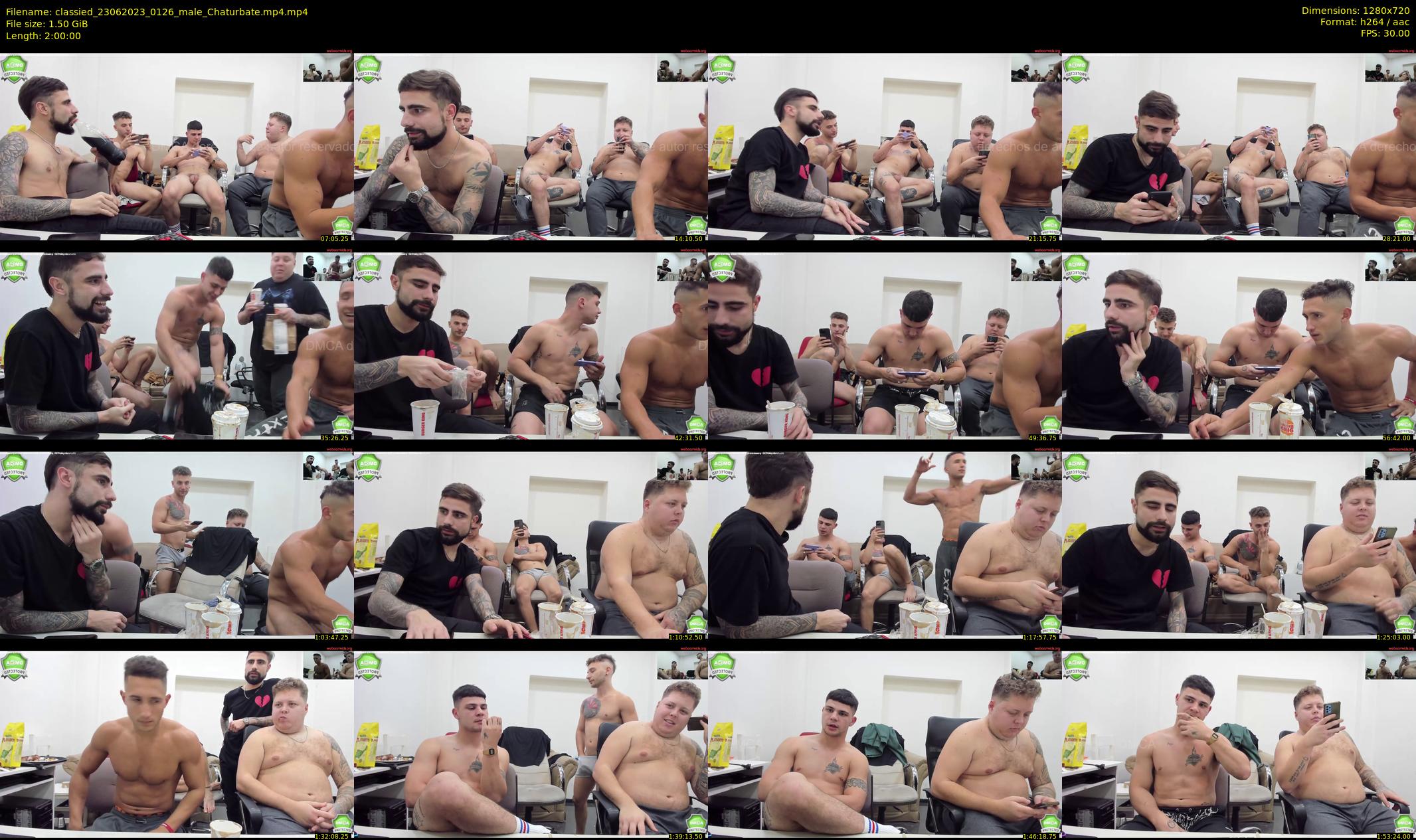 classied — 120 minute Chaturbate male cam show recording, 720p, Jun 23, 2023
