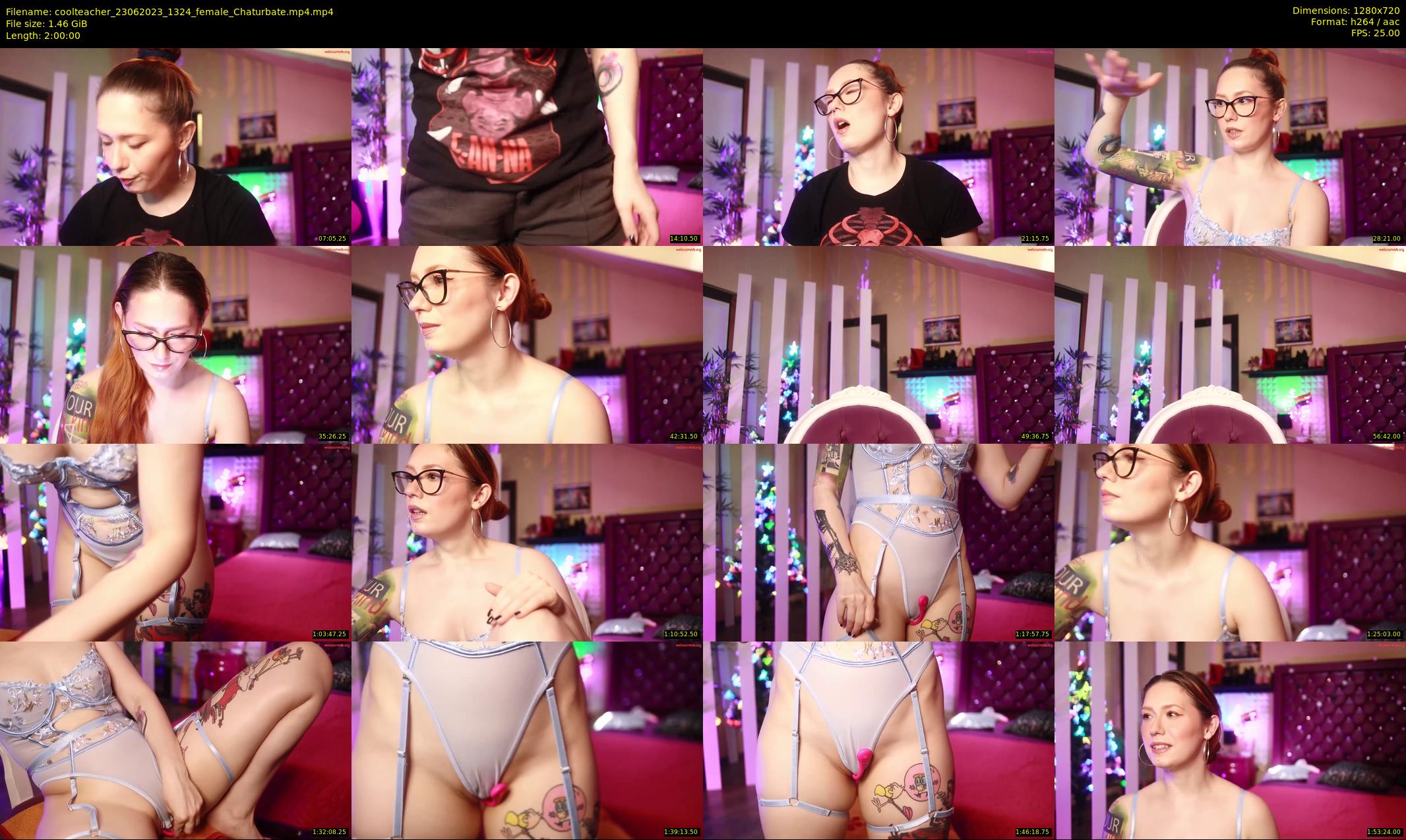 coolteacher — 120 minute Chaturbate female cam show recording, 720p, Jun 23, 2023