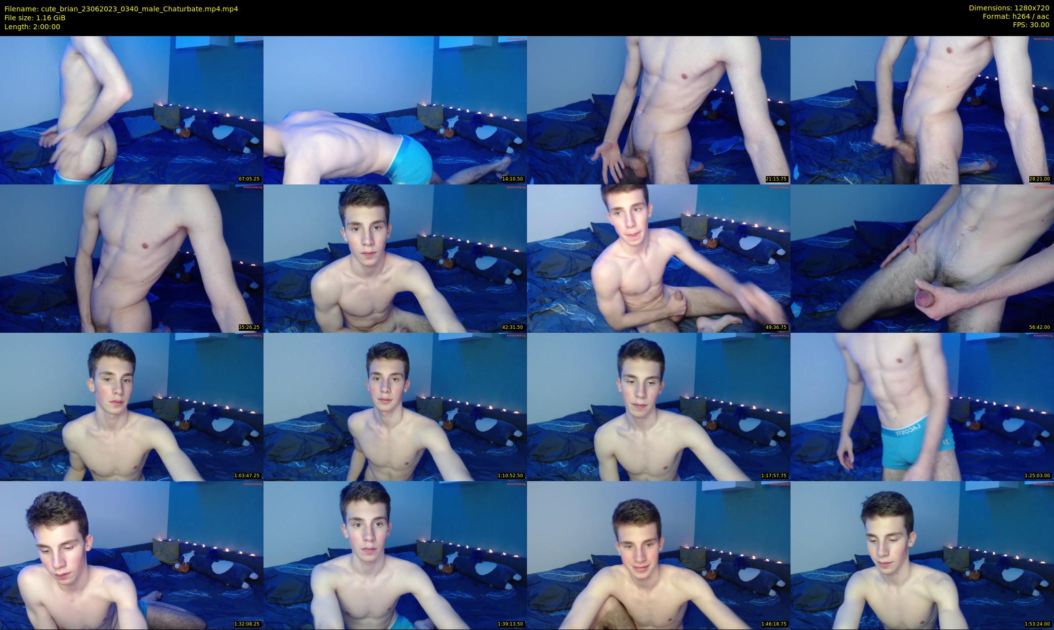 cute_brian — 120 minute Chaturbate male cam show recording, 720p, Jun 23, 2023