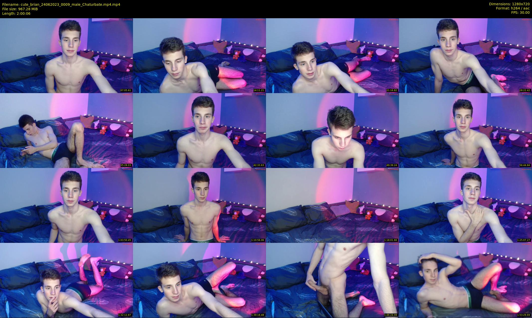 cute_brian — 121 minute Chaturbate male cam show recording, 720p, Jun 24, 2023