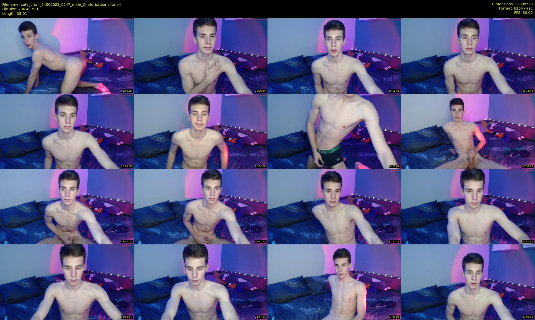 cute_brian — 36 minute Chaturbate male cam show recording, 720p, Jun 24, 2023