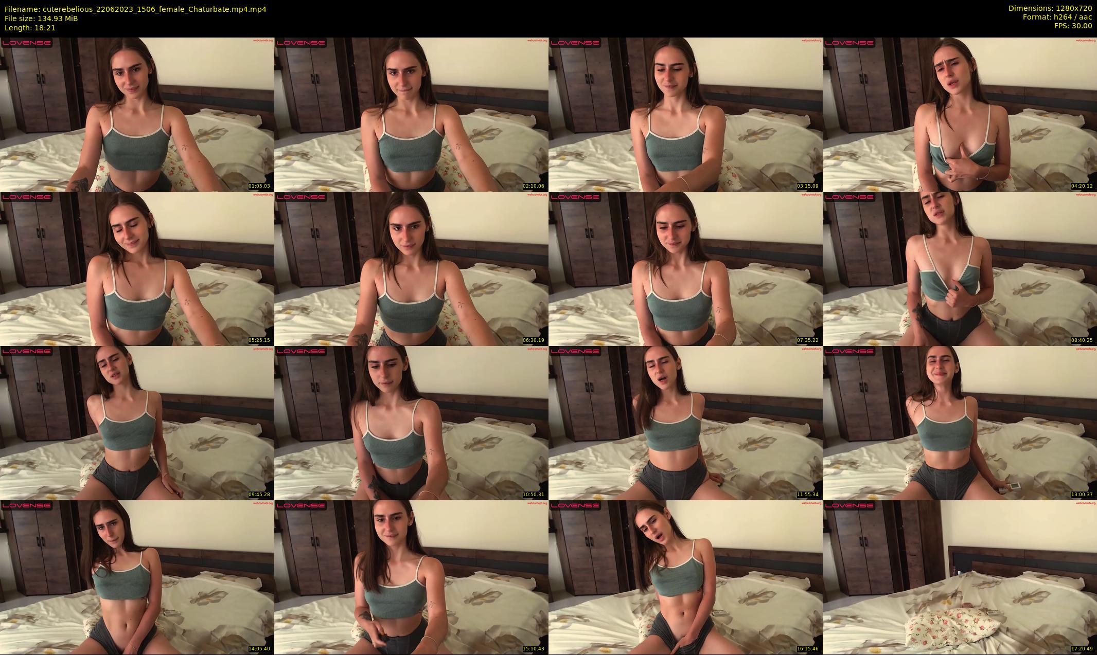 cuterebelious — 19 minute Chaturbate female cam show recording, 720p, Jun 22, 2023
