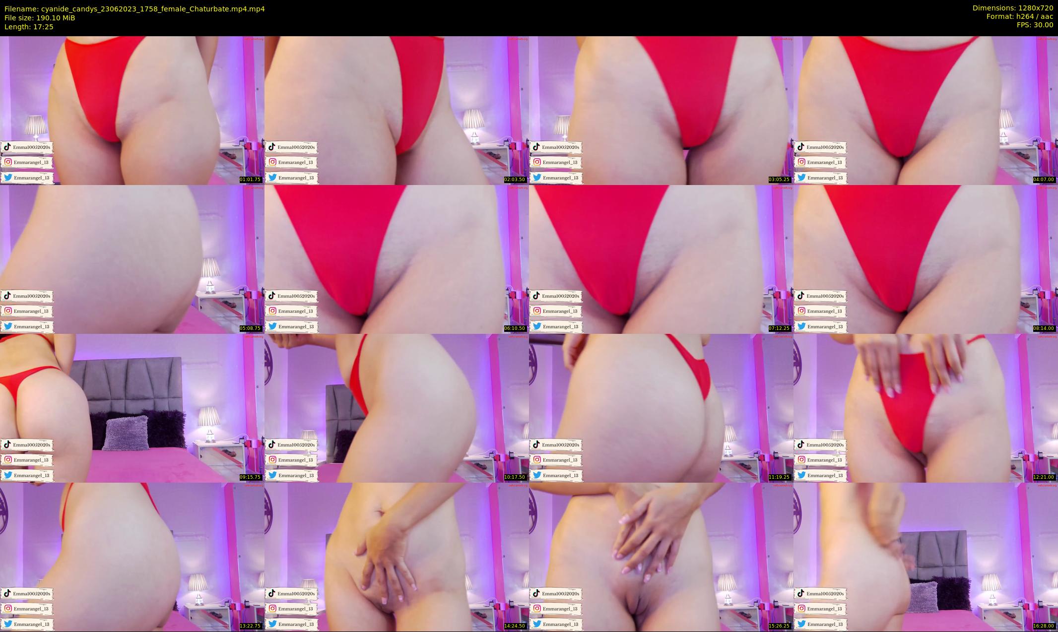 cyanide_candys — 18 minute Chaturbate female cam show recording, 720p, Jun 23, 2023
