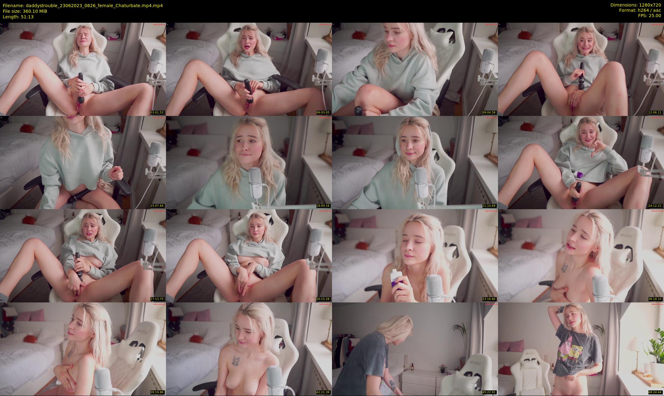 daddystrouble — 52 minute Chaturbate female cam show recording, 720p, Jun 23, 2023