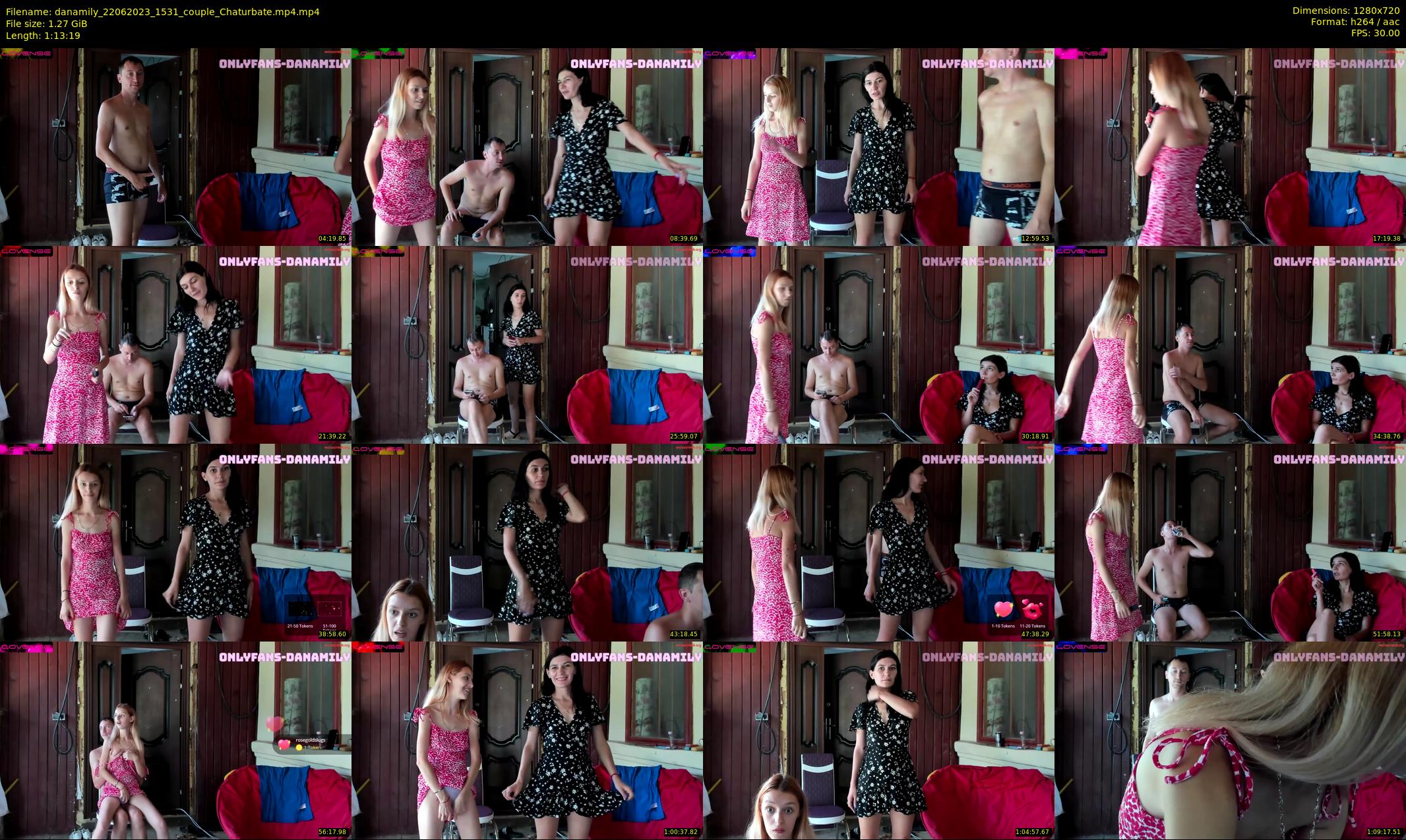 danamily — 74 minute Chaturbate female cam show recording, 720p, Jun 22, 2023