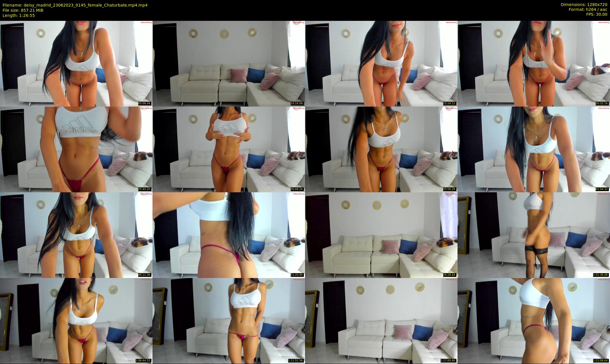deisy_madrid — 87 minute Chaturbate female cam show recording, 720p, Jun 23, 2023