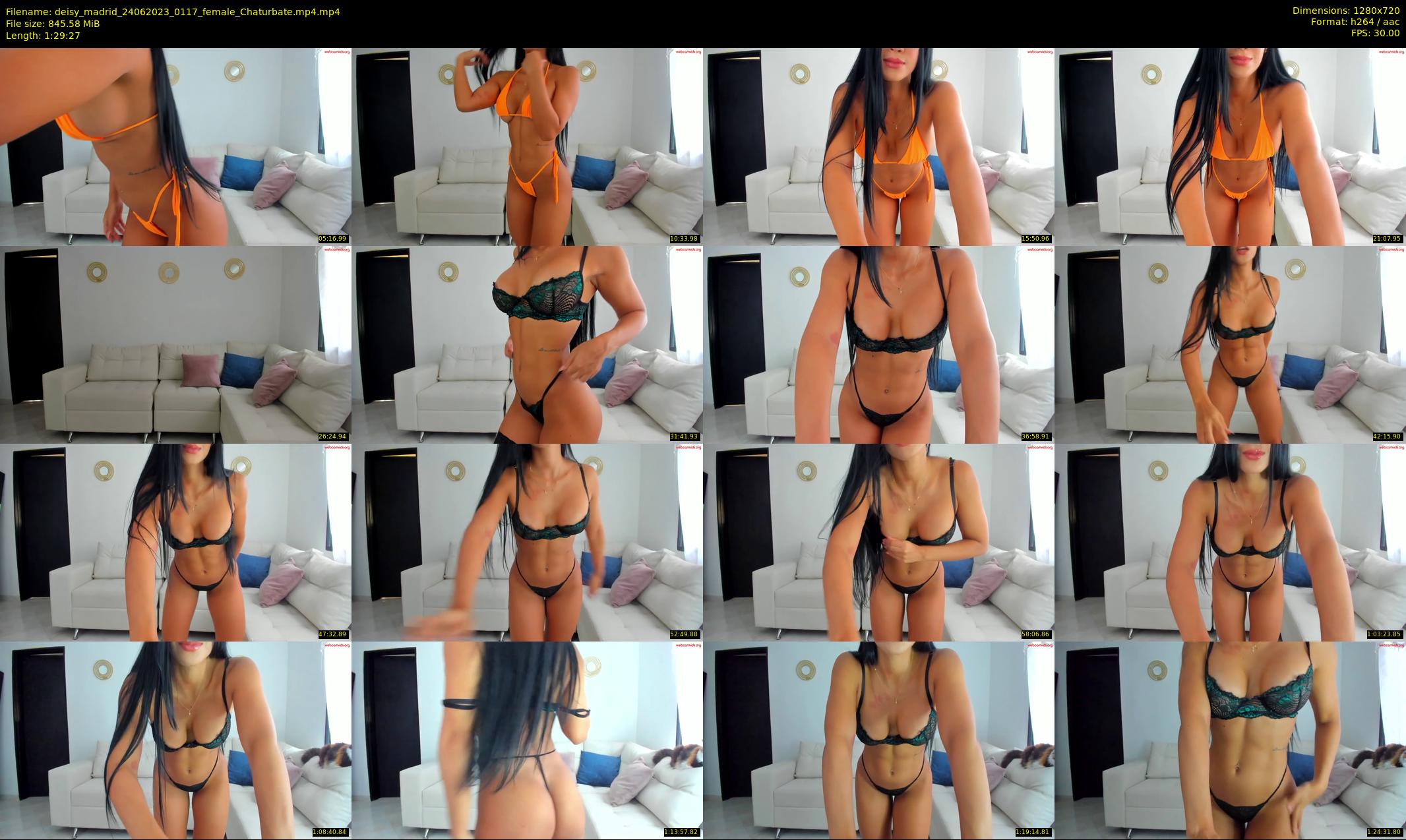 deisy_madrid — 90 minute Chaturbate female cam show recording, 720p, Jun 24, 2023