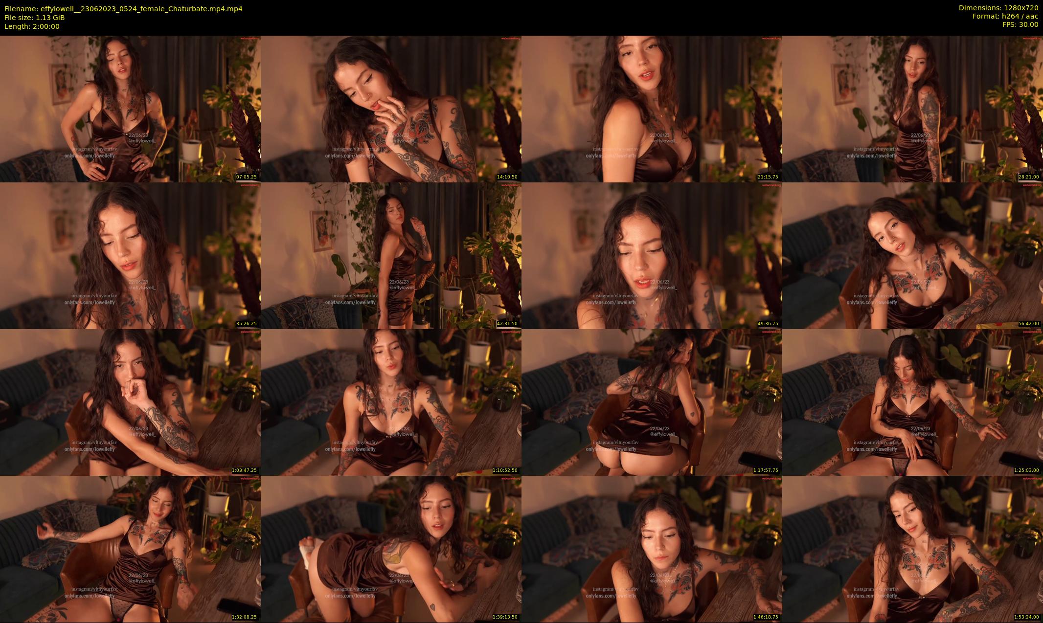 effylowell_ — 120 minute Chaturbate female cam show recording, 720p, Jun 23, 2023