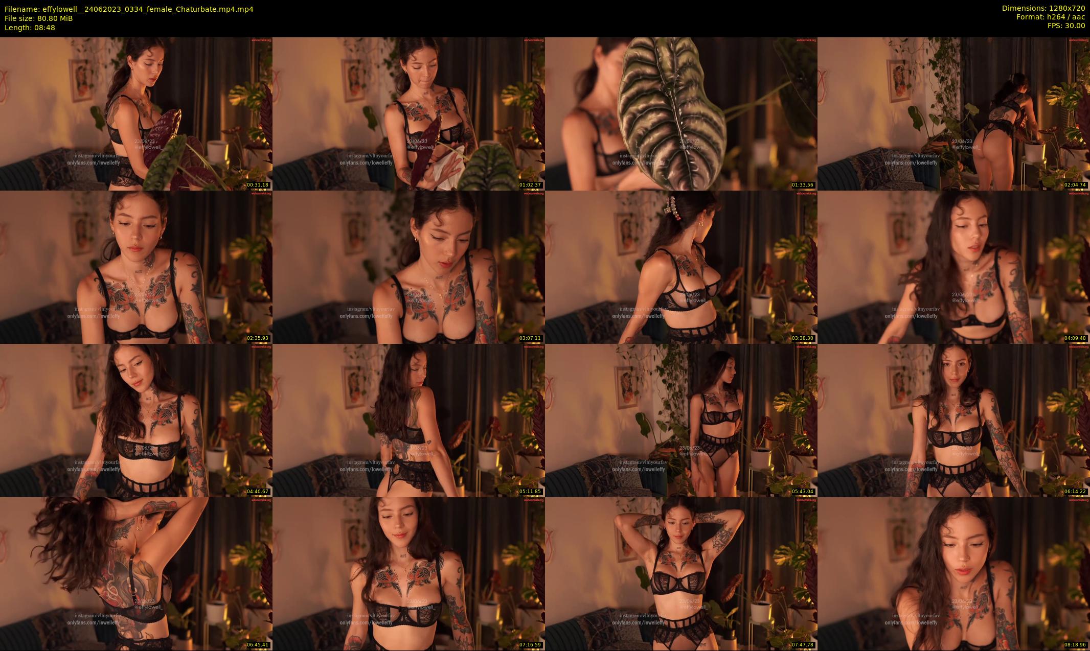 effylowell_ — 9 minute Chaturbate female cam show recording, 720p, Jun 24, 2023