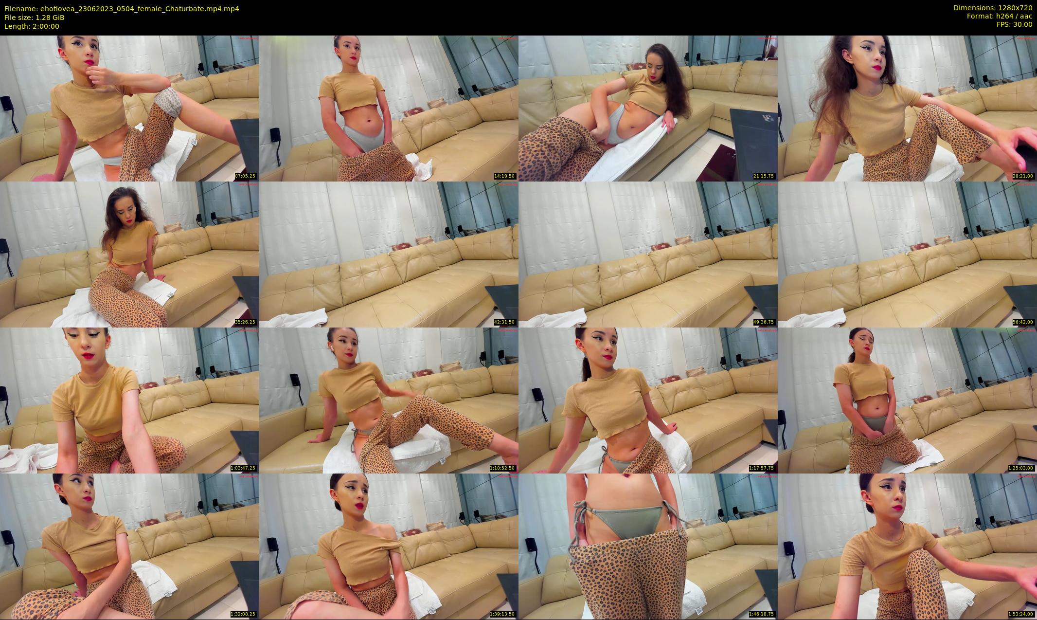 ehotlovea — 120 minute Chaturbate female cam show recording, 720p, Jun 23, 2023