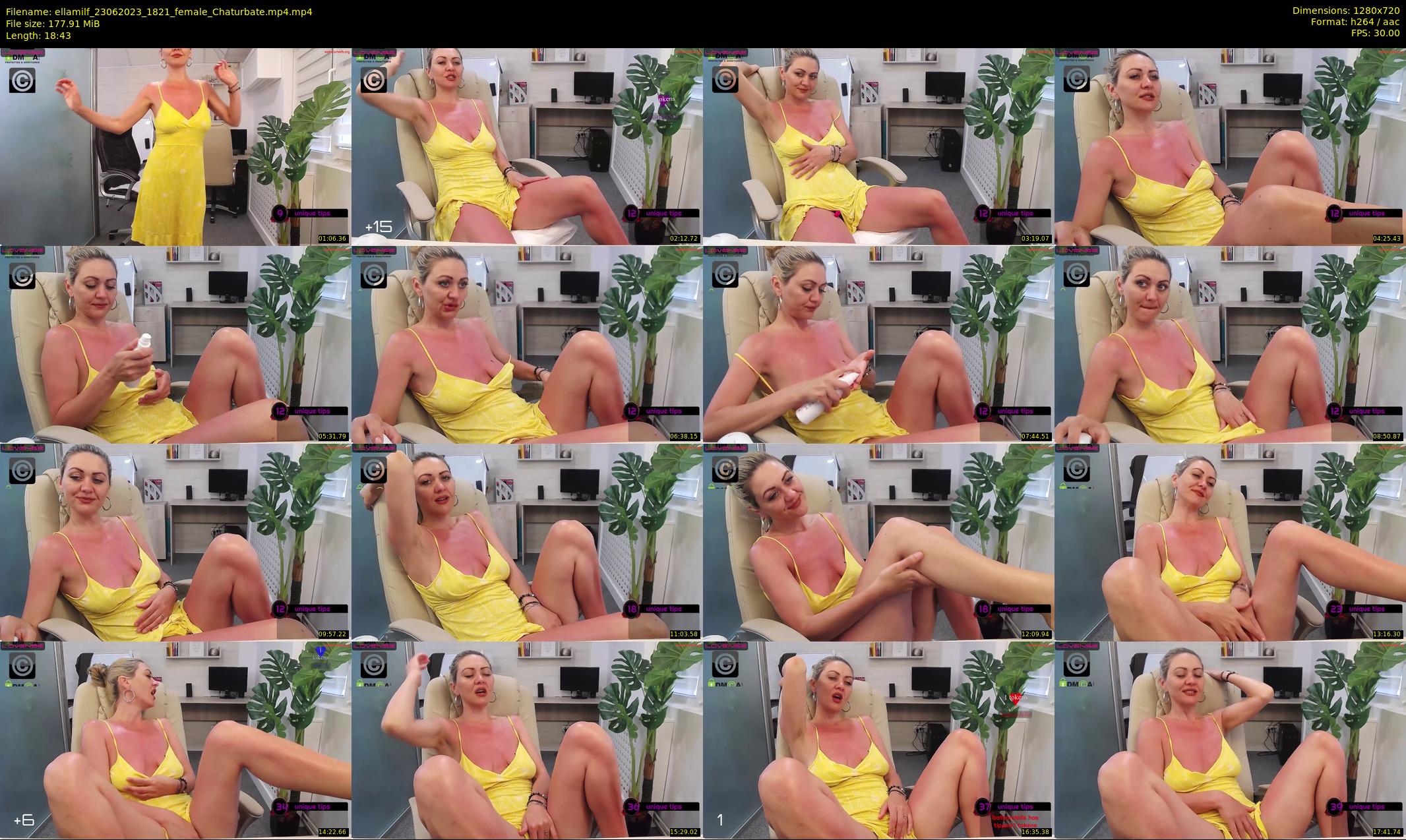 ellamilf — 19 minute Chaturbate female cam show recording, 720p, Jun 23, 2023