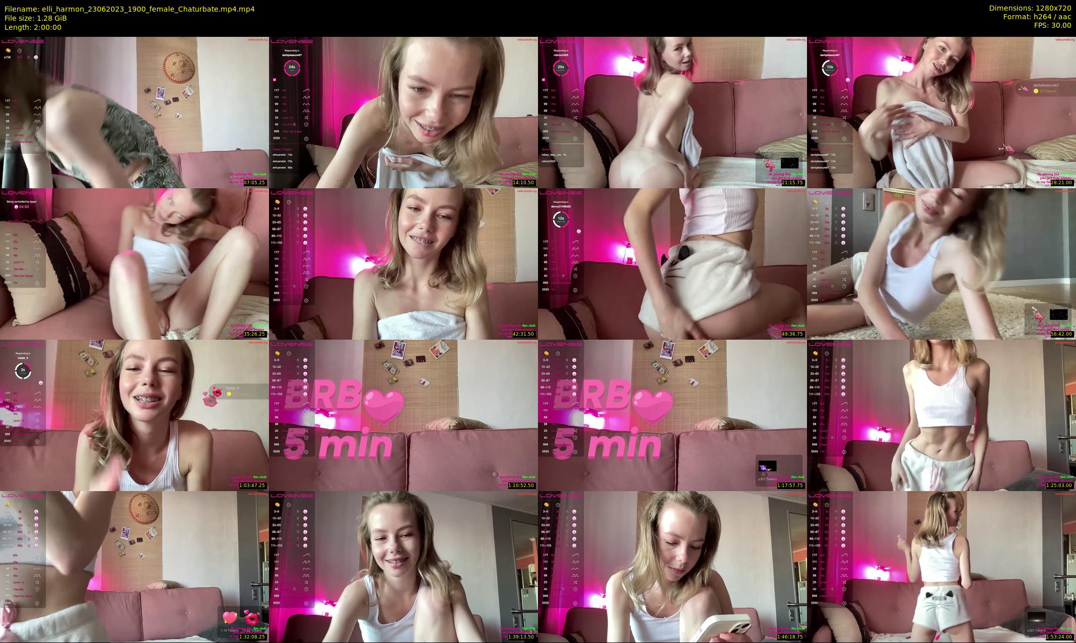 elli_harmon — 120 minute Chaturbate female cam show recording, 720p, Jun 23, 2023