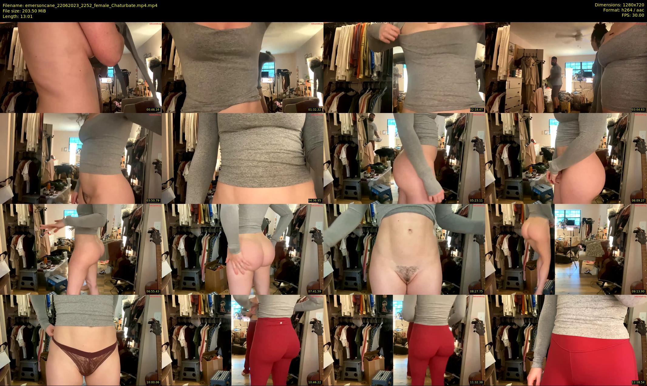 emersoncane — 14 minute Chaturbate female cam show recording, 720p, Jun 22, 2023