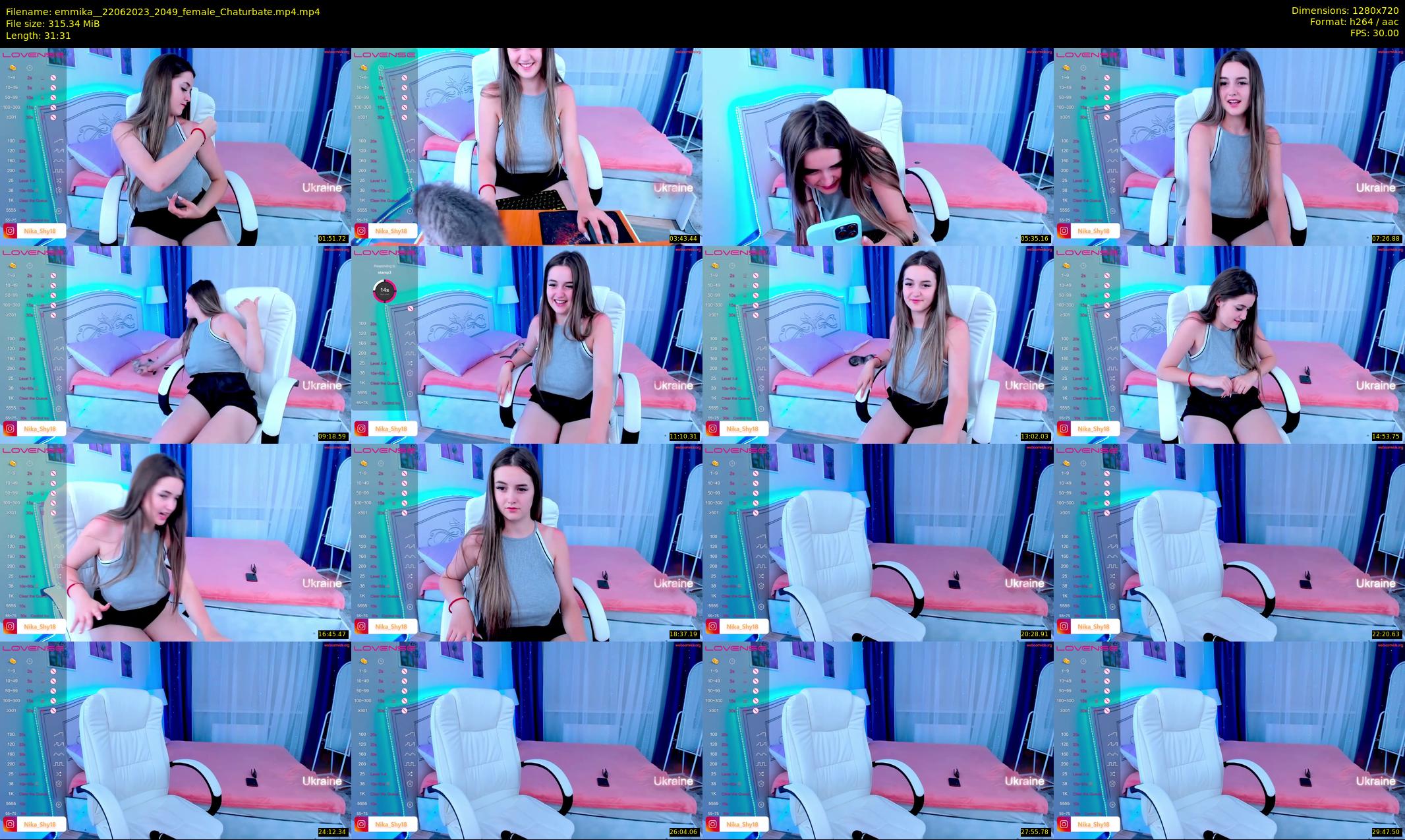 emmika_ — 32 minute Chaturbate female cam show recording, 720p, Jun 22, 2023