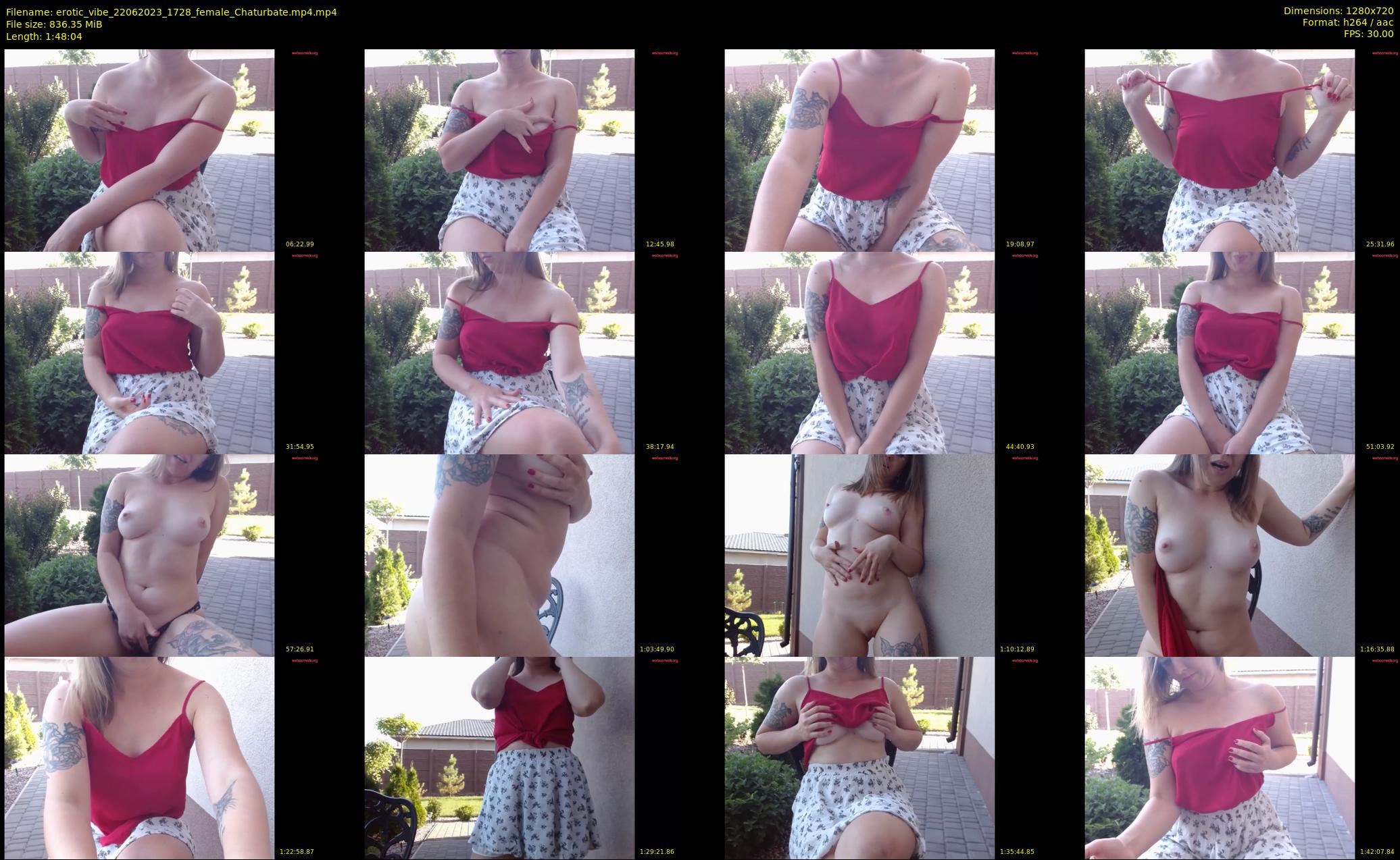 erotic_vibe — 109 minute Chaturbate female cam show recording, 720p, Jun 22, 2023