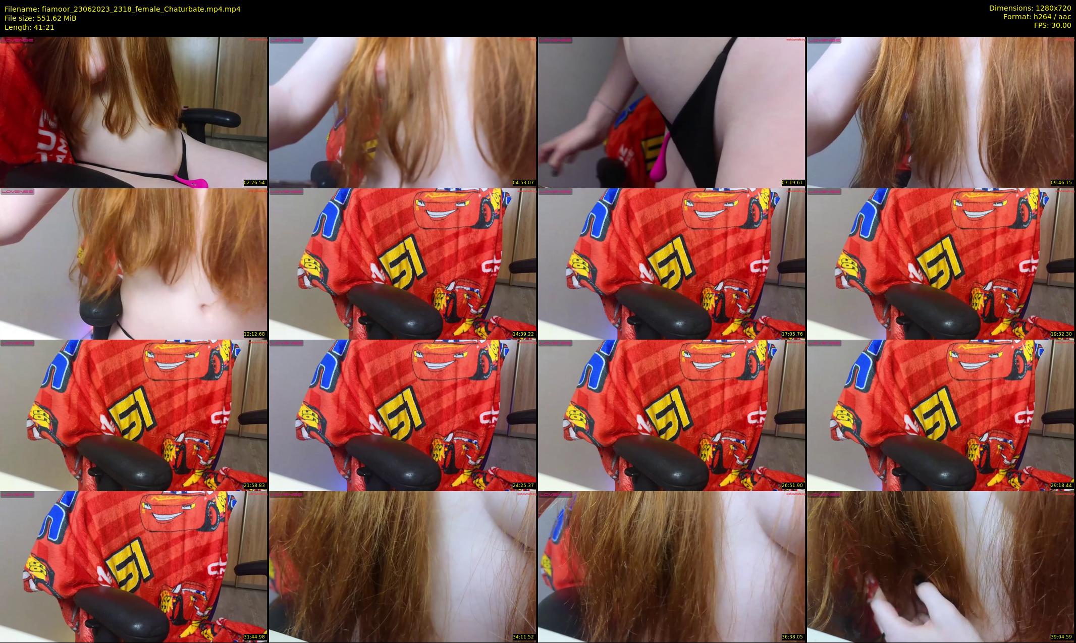 fiamoor — 42 minute Chaturbate female cam show recording, 720p, Jun 23, 2023