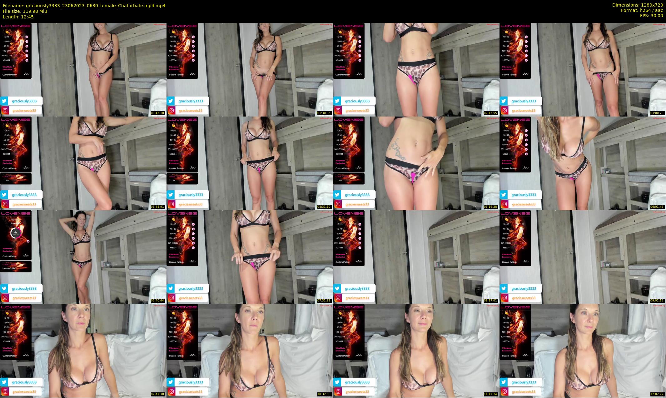 graciously3333 — 13 minute Chaturbate female cam show recording, 720p, Jun 23, 2023