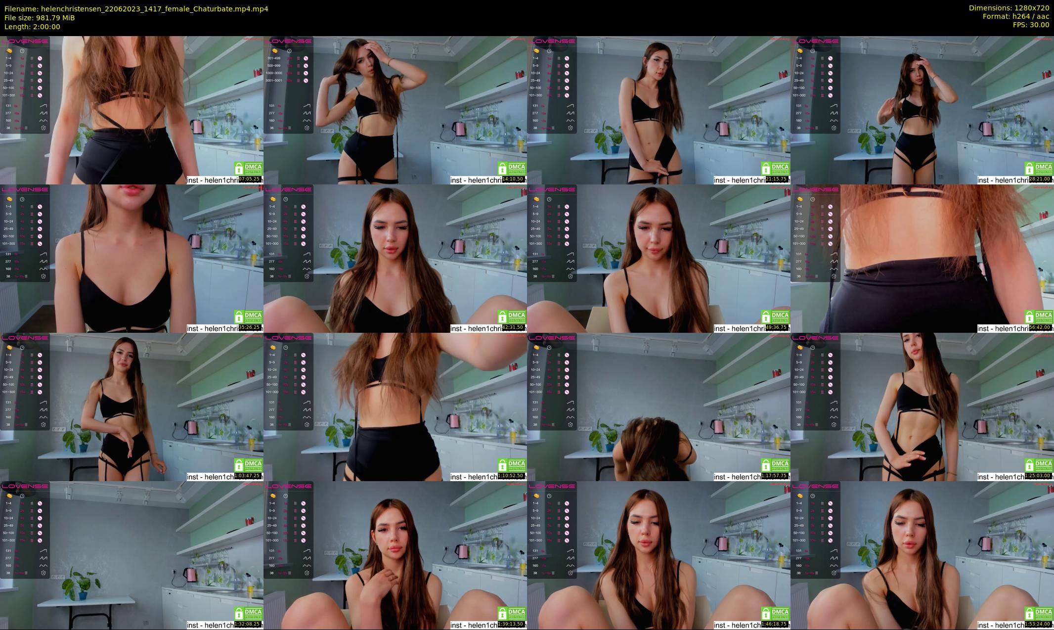 helenchristensen — 120 minute Chaturbate female cam show recording, 720p, Jun 22, 2023