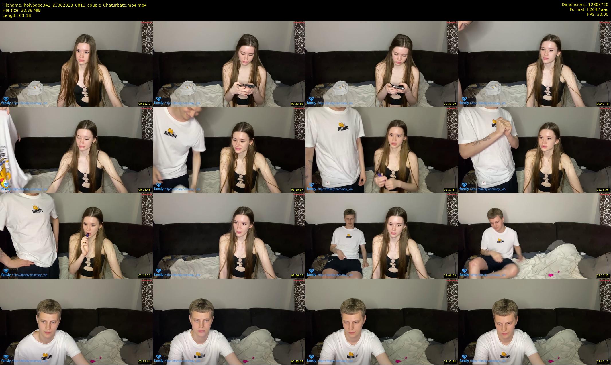 holybabe342 — 4 minute Chaturbate couple cam show recording, 720p, Jun 23, 2023