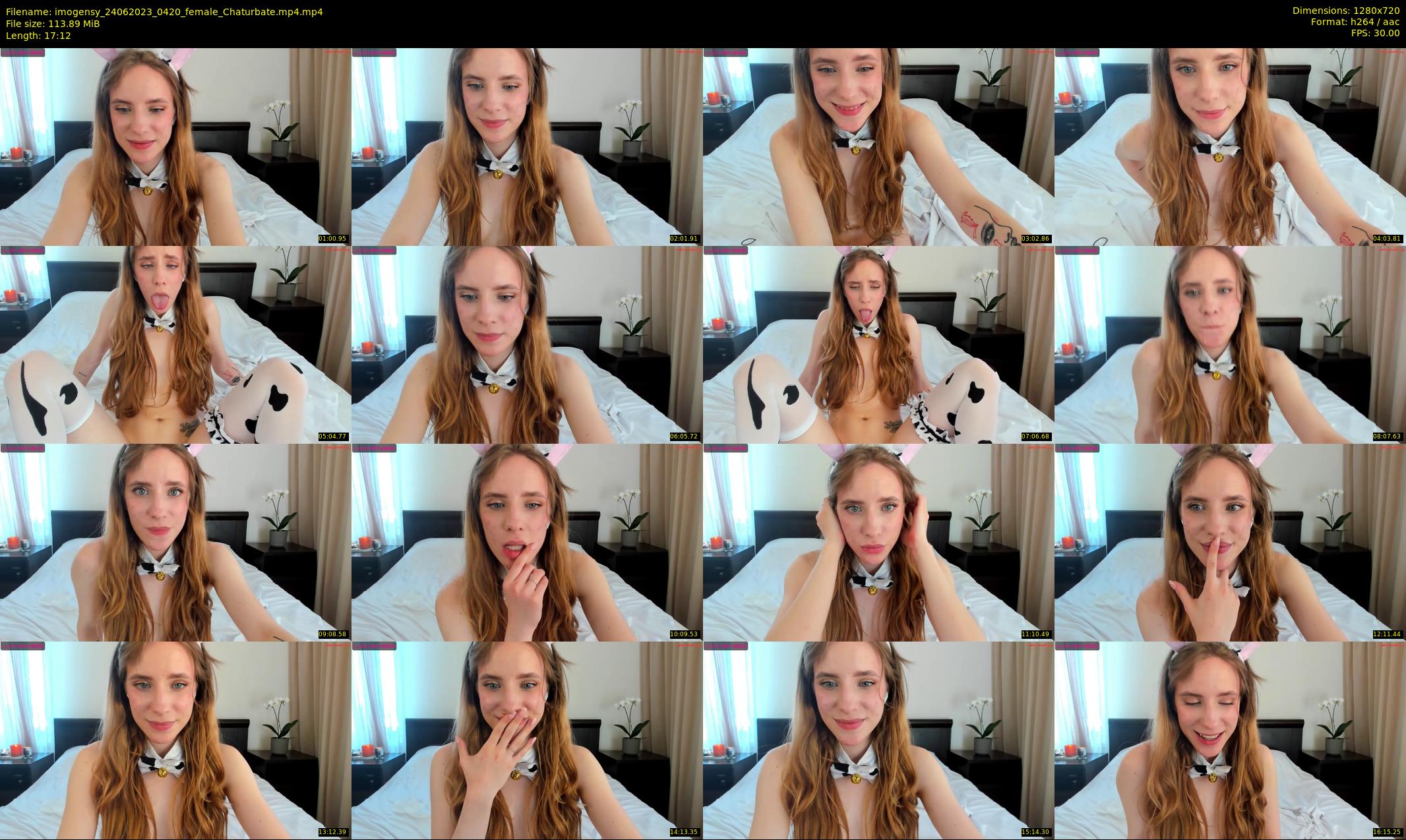 imogensy — 18 minute Chaturbate female cam show recording, 720p, Jun 24, 2023