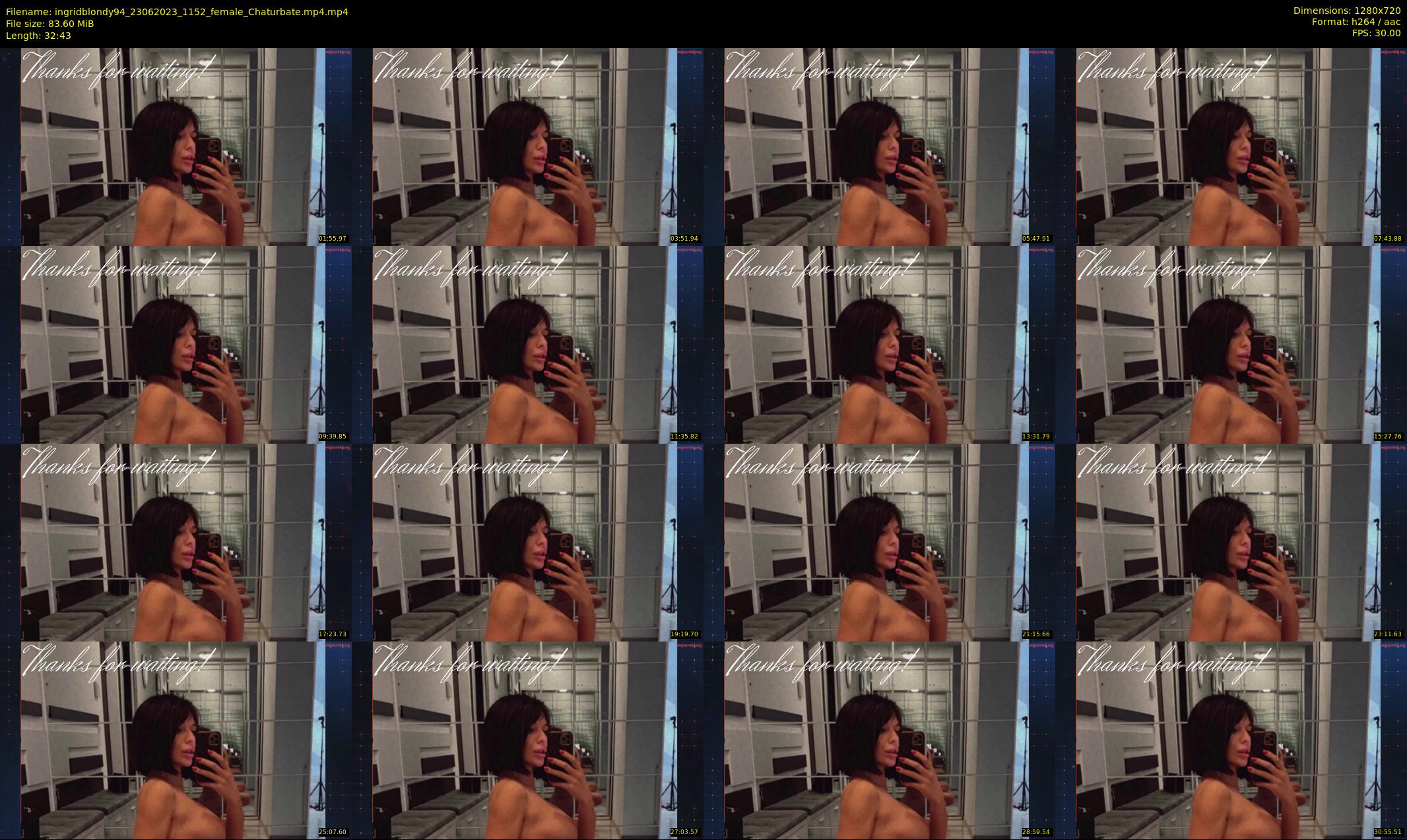 ingridblondy94 — 33 minute Chaturbate female cam show recording, 720p, Jun 23, 2023
