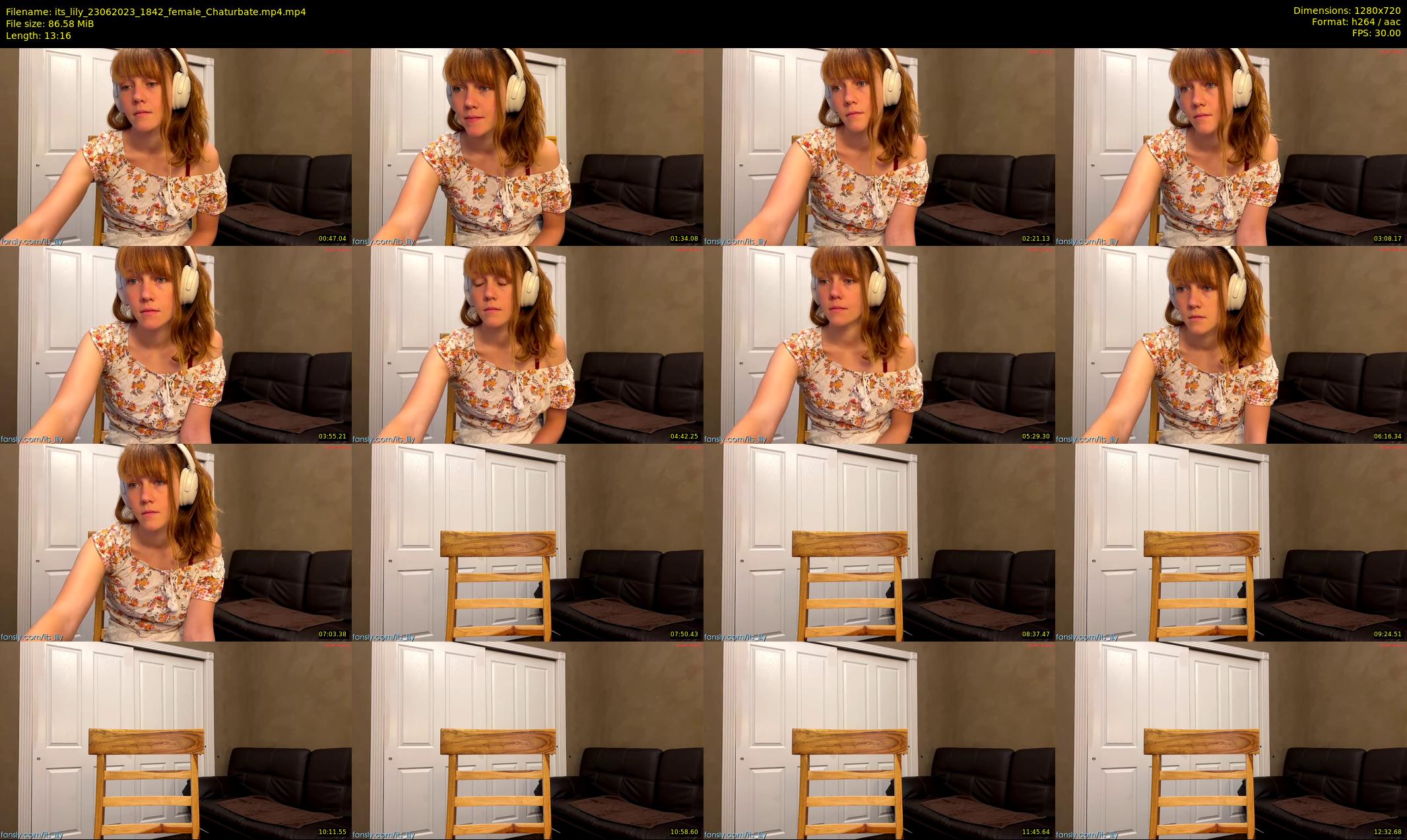 its_lily — 14 minute Chaturbate female cam show recording, 720p, Jun 23, 2023