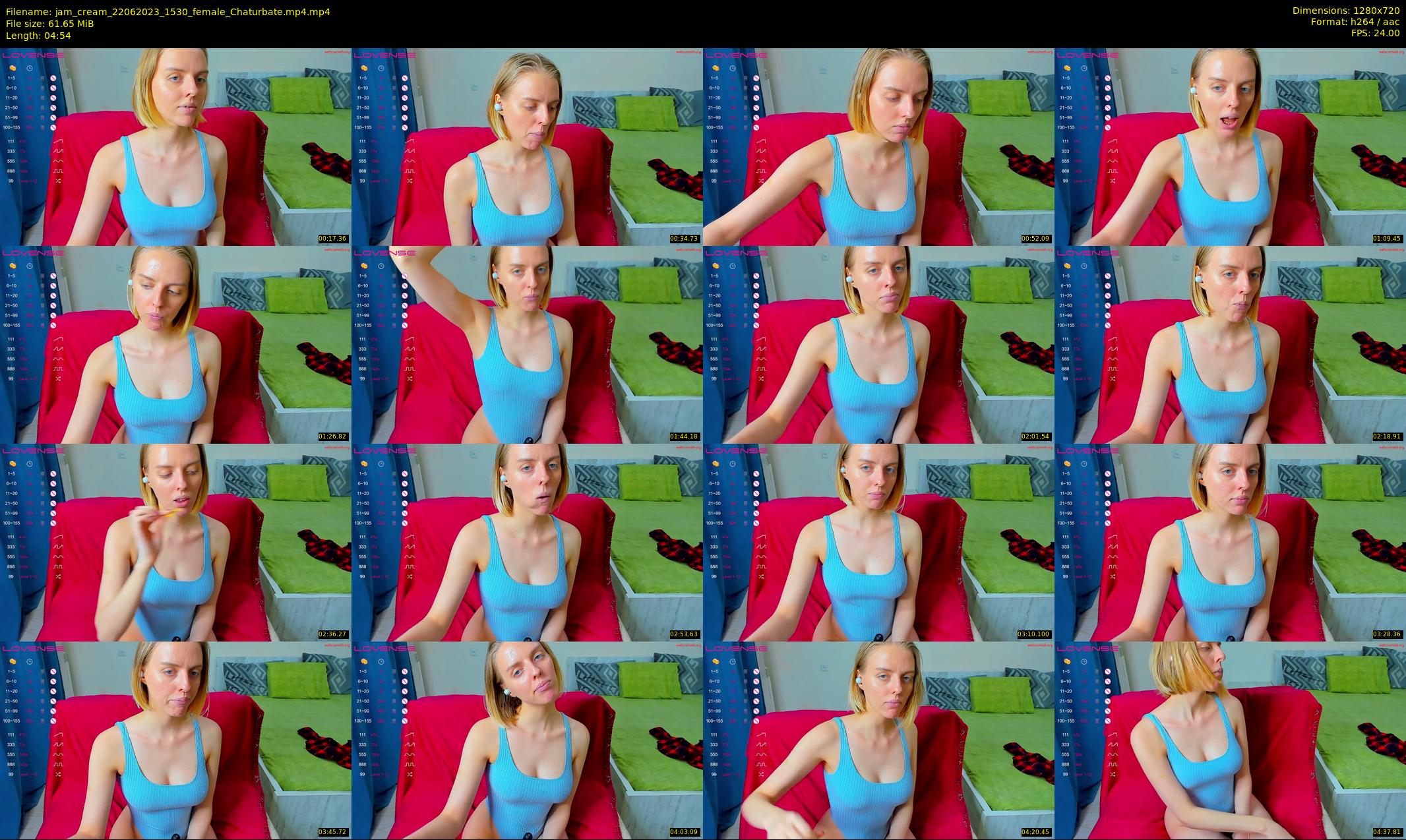 jam_cream — 5 minute Chaturbate female cam show recording, 720p, Jun 22, 2023