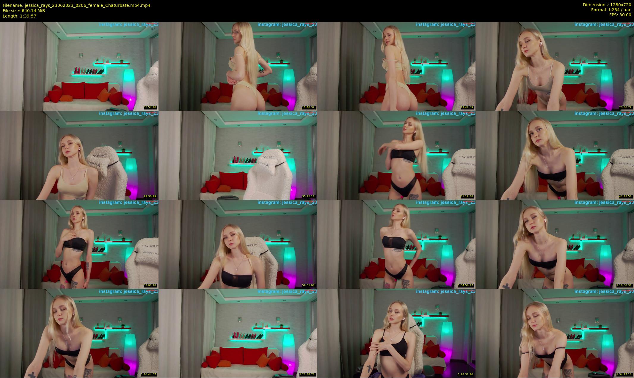 jessica_rays — 100 minute Chaturbate couple cam show recording, 720p, Jun 23, 2023