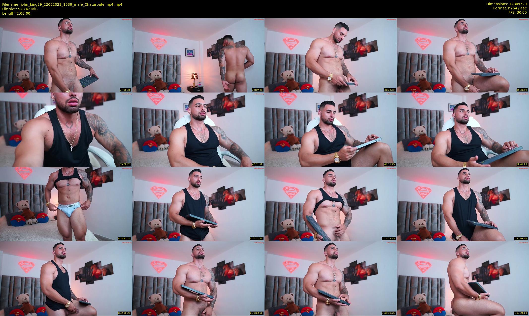 john_king29 — 120 minute Chaturbate male cam show recording, 720p, Jun 22, 2023
