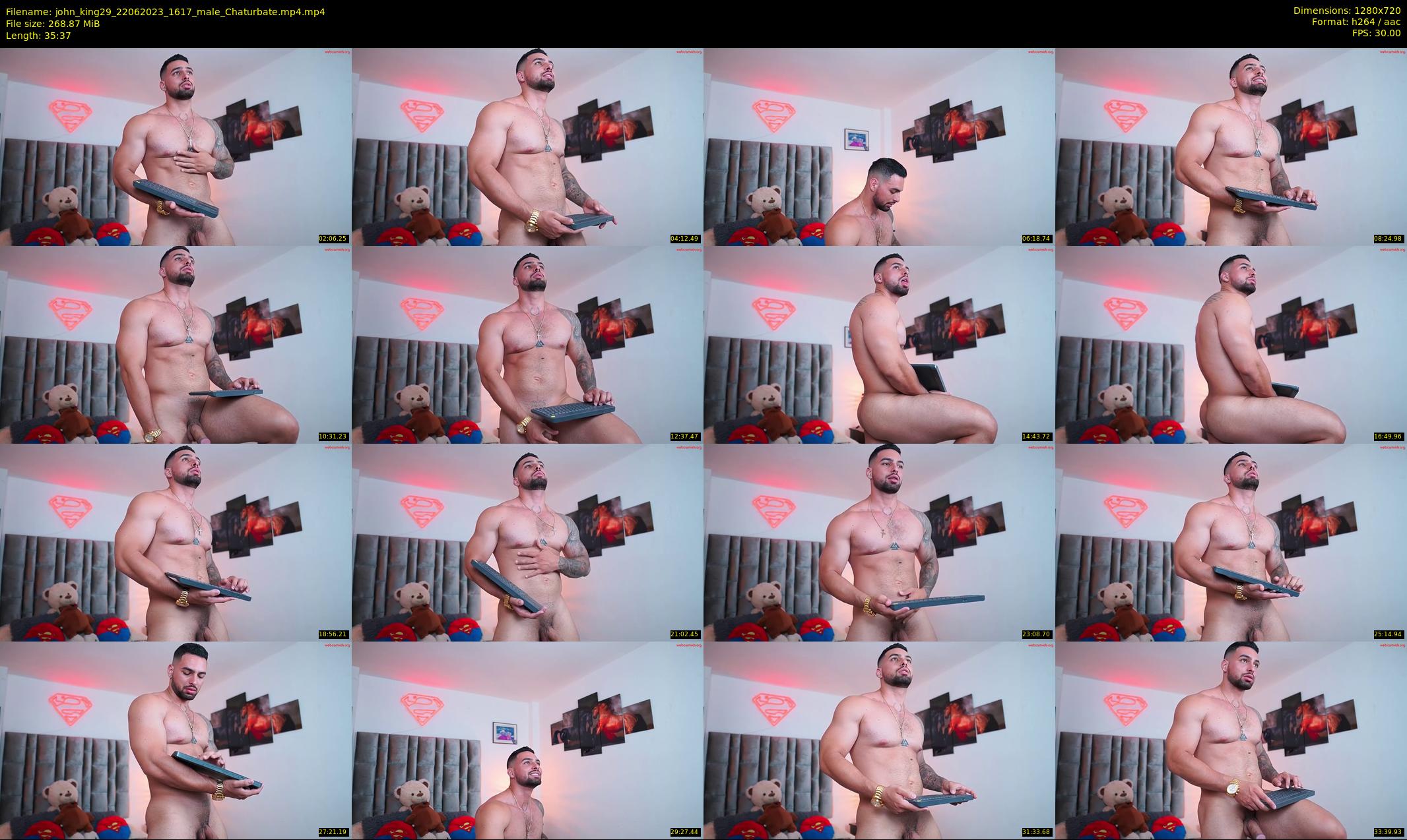 john_king29 — 36 minute Chaturbate male cam show recording, 720p, Jun 22, 2023