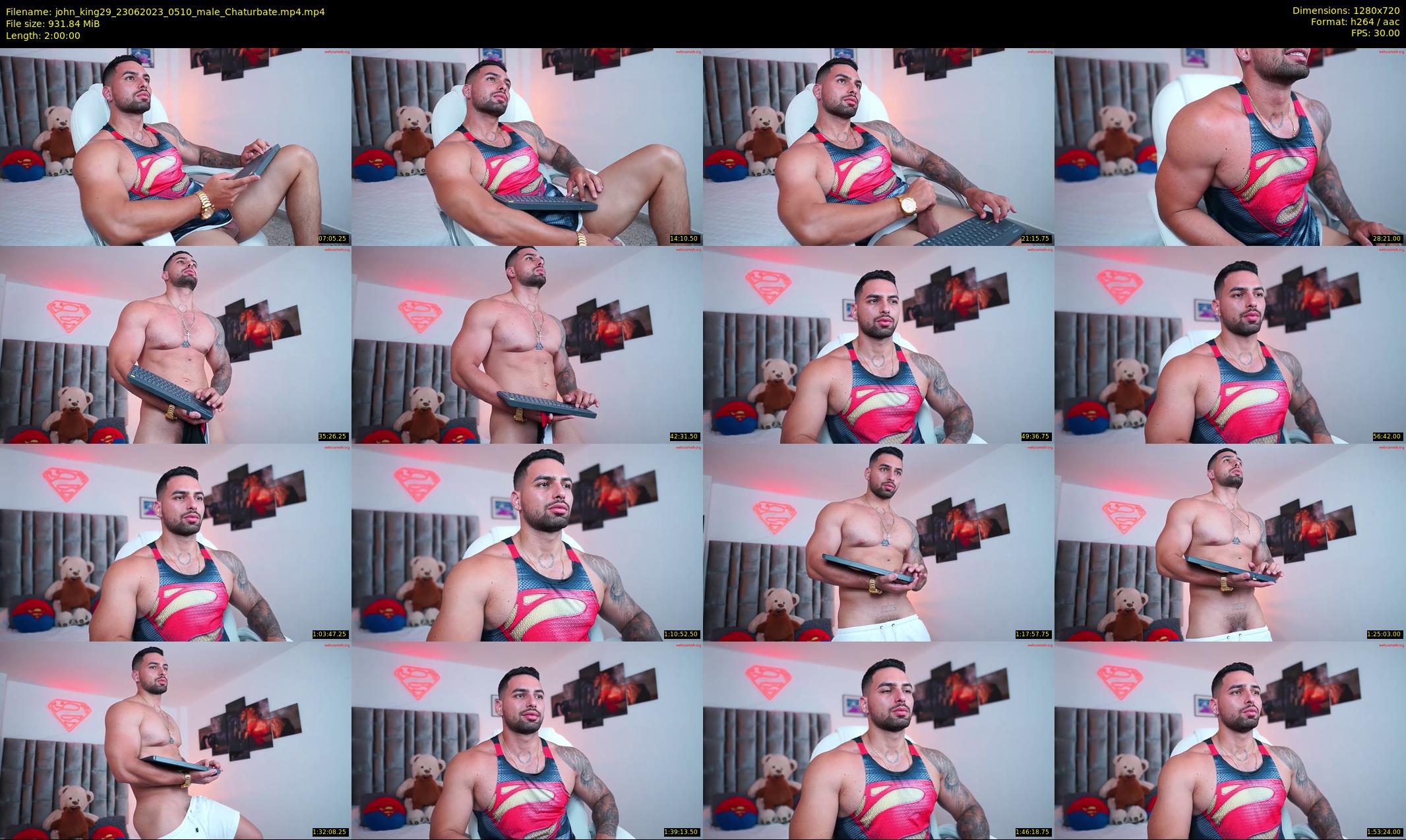 john_king29 — 120 minute Chaturbate male cam show recording, 720p, Jun 23, 2023